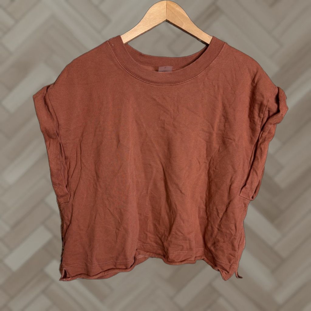 Vintage Calia by Carrie Underwood Tank Sleeveless Top L Women Brown Extended Shoulder Slender Pullover Activewear Size L / US 10 / IT 46 - 1 Thumbnail