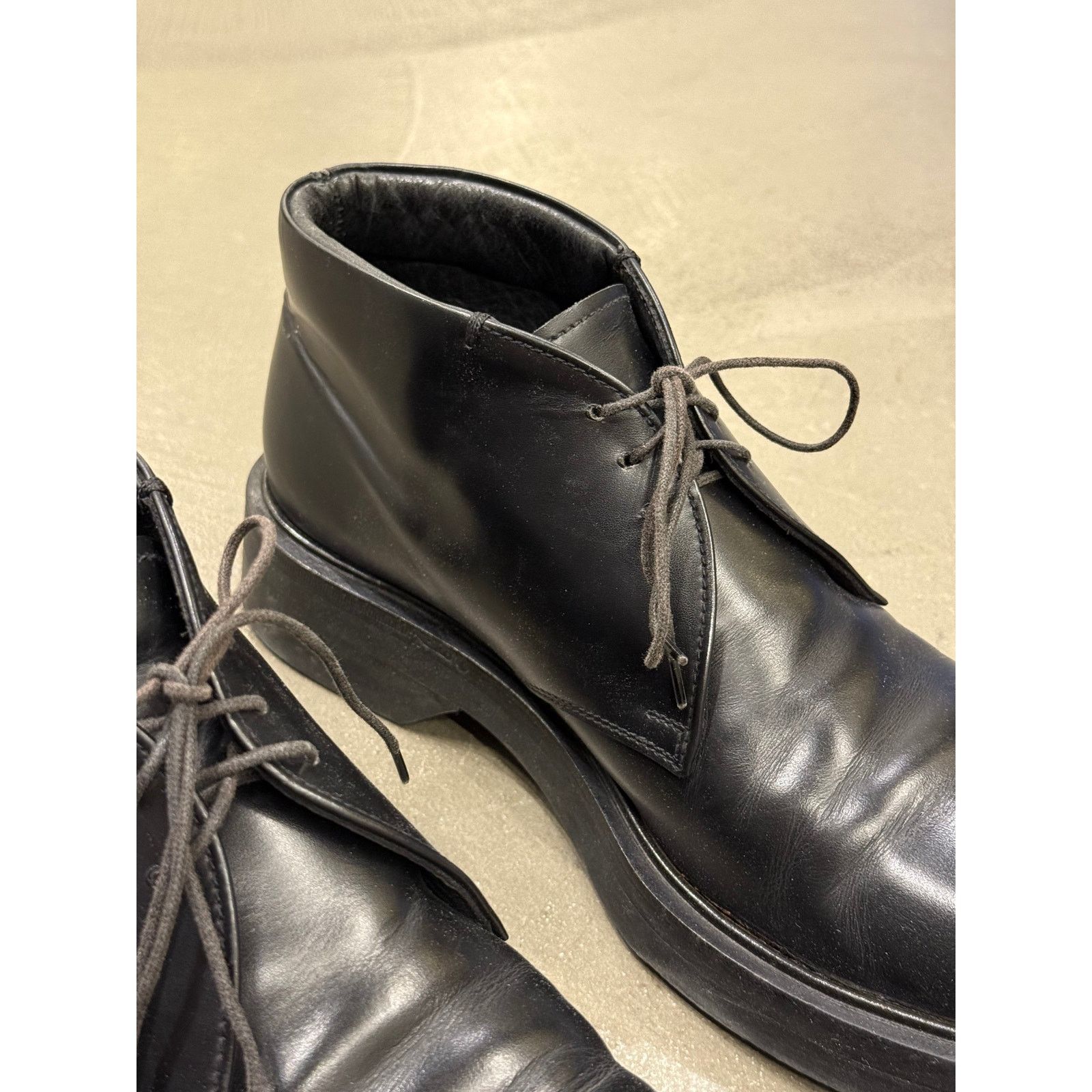 Prada 2000s Prada leather boots Size US 10 / IT 40 - 3 Thumbnail