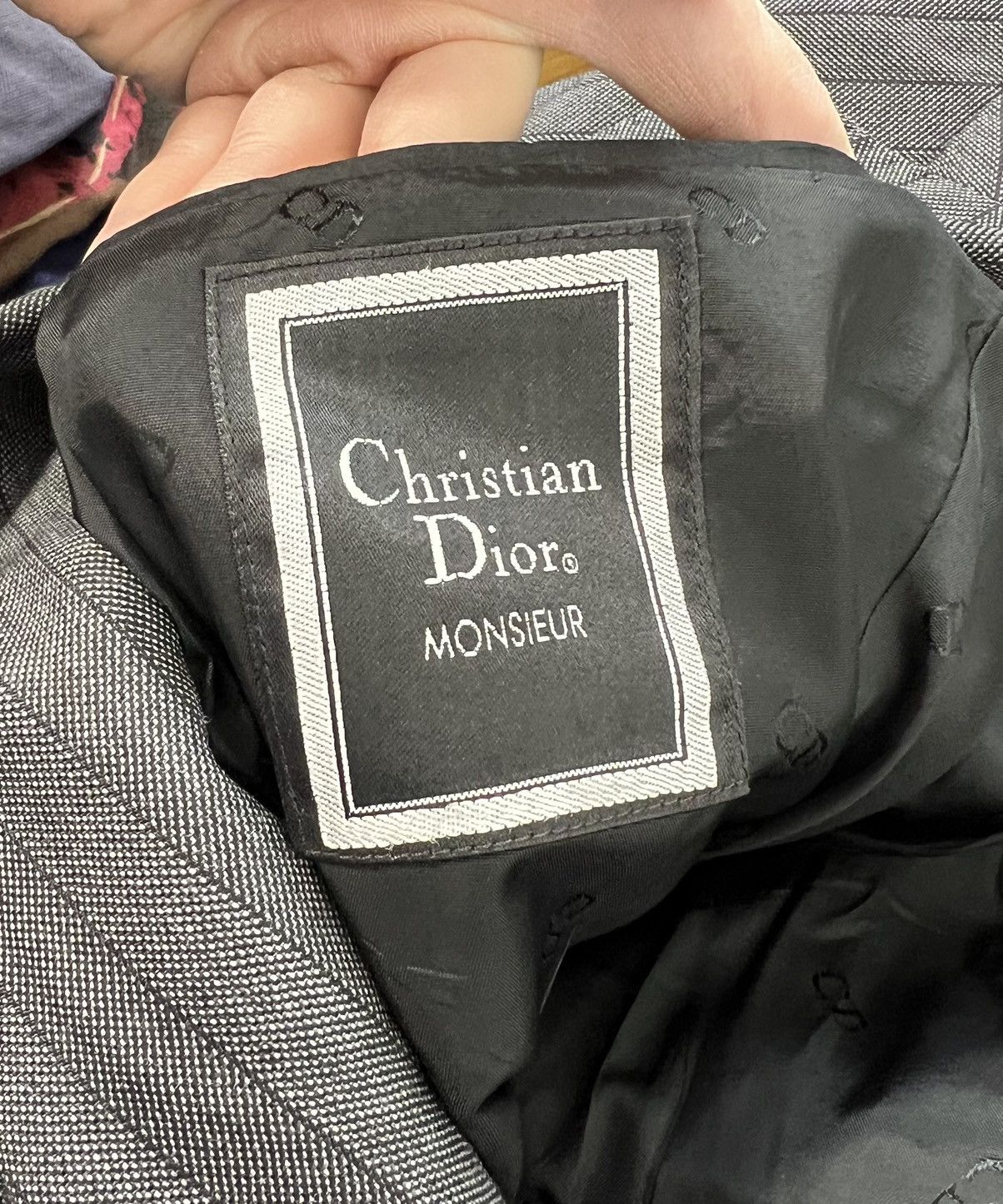 Vintage Blazer Christian Dior Monsieur Pure New Wool Size US M / EU 48-50 / 2 - 2 Thumbnail