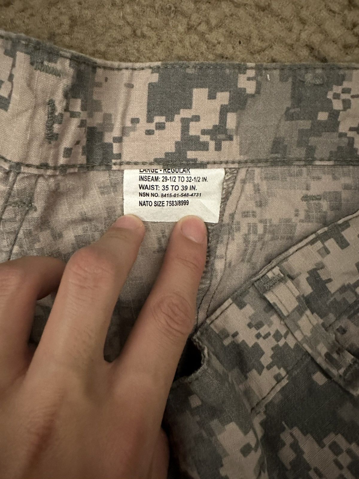 Vintage Remake Digital camo vintage cargo Size US 36 / EU 52 - 2 Thumbnail