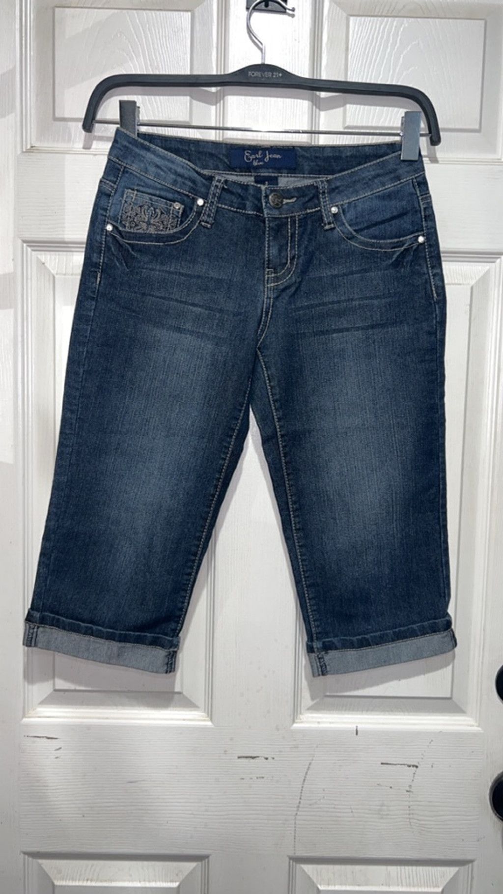 Earl Jeans Women's Earl Jean Blue Ankle & Cropped Jeans Size 3 Size 33" - 1 Thumbnail