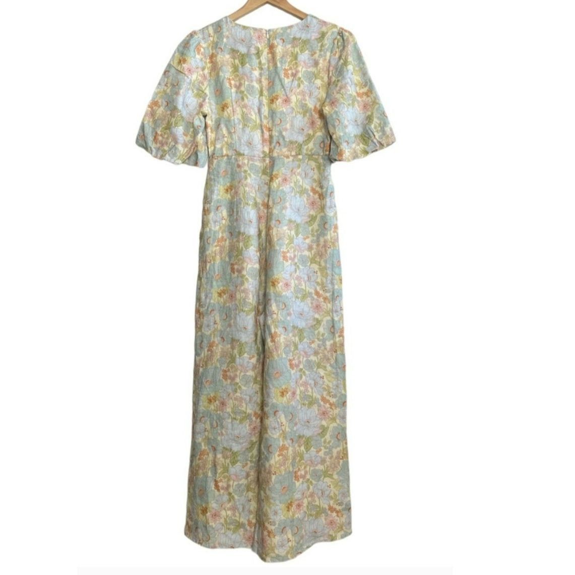 Anthropologie NWT Sancia The Aida Floral Wide-Leg Jumpsuit $239 PLUS 1X Size 40" / US 18 - 6 Thumbnail
