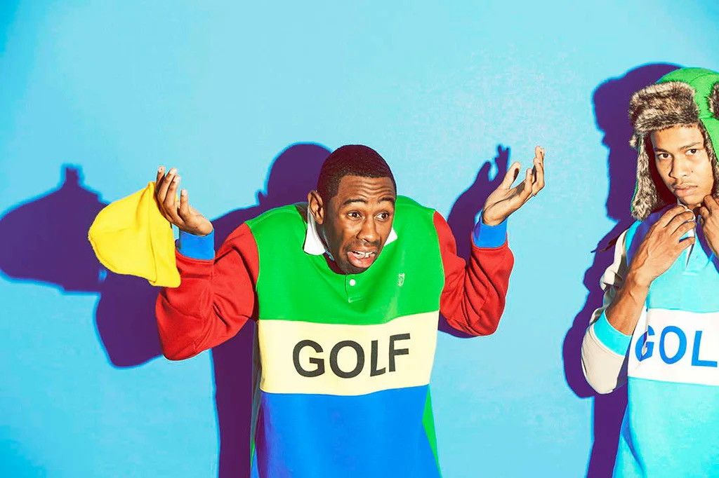 Golf Wang Golf Wang F/W 2014 Rugby Polo Blue/White Rare Size US L / EU 52-54 / 3 - 9 Thumbnail