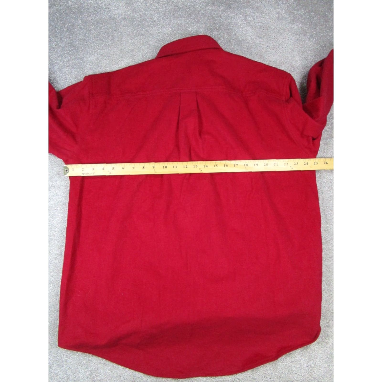 Vintage VINTAGE L.L.Bean Shirt Mens Large Red Cotton Button-Up Flannel Size US L / EU 52-54 / 3 - 7 Thumbnail