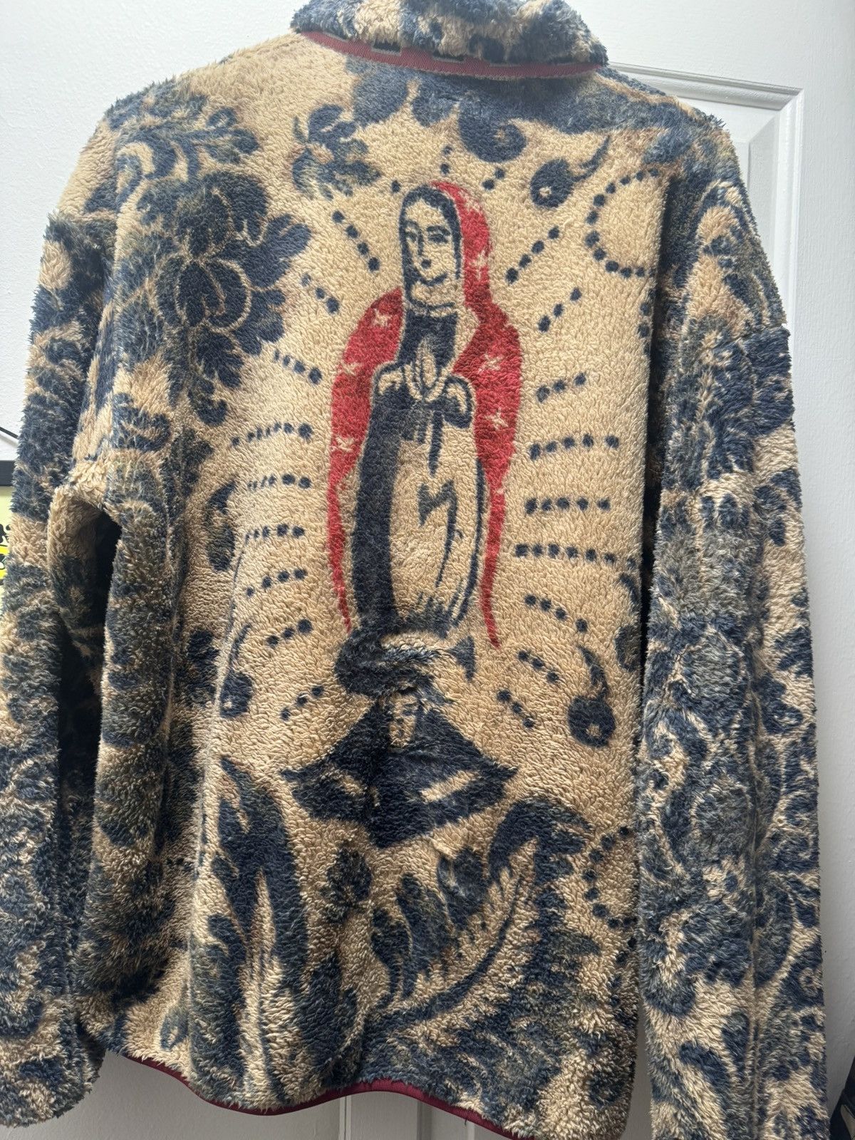 Kapital KAPITAL Damask Printed Fleece Jacket Size US XL / EU 56 / 4 - 2 Thumbnail
