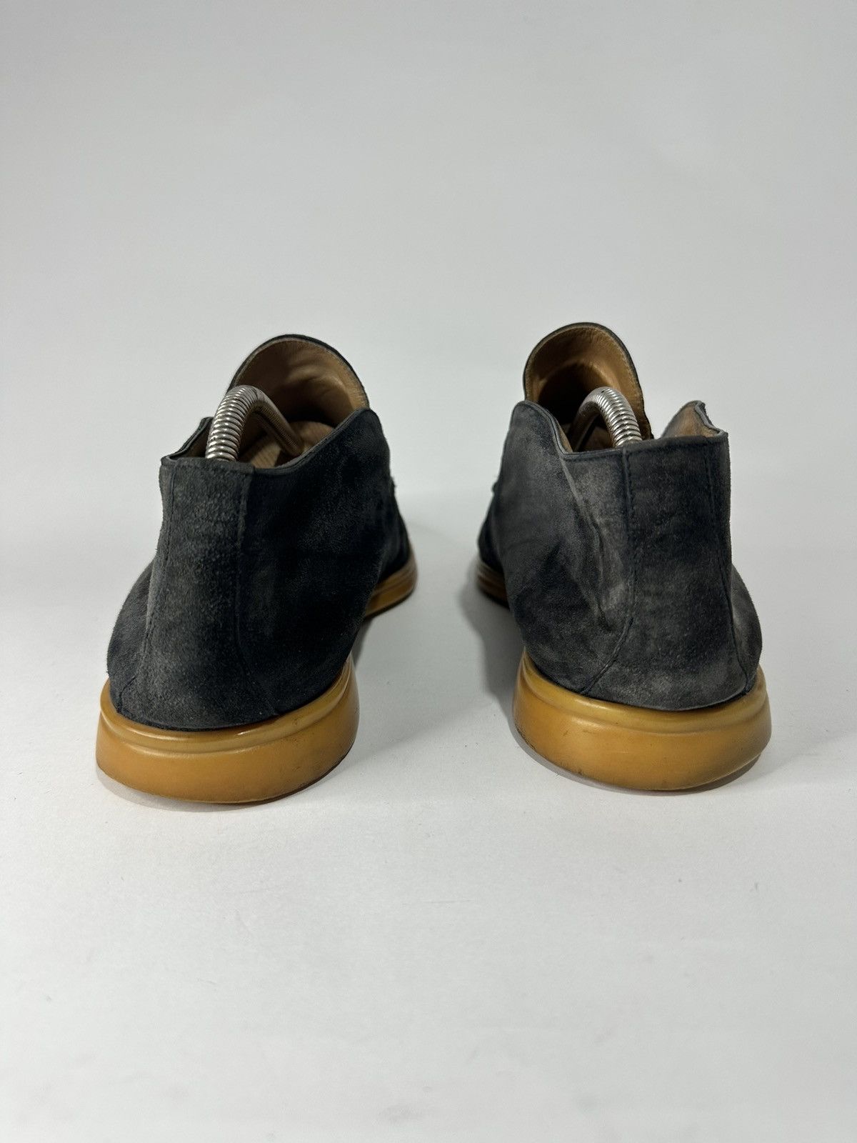 Loro Piana Loro Piana Open Walk Chukka Boots Suede in Navy Size 44 EU Size US 11 / EU 44 - 4 Thumbnail