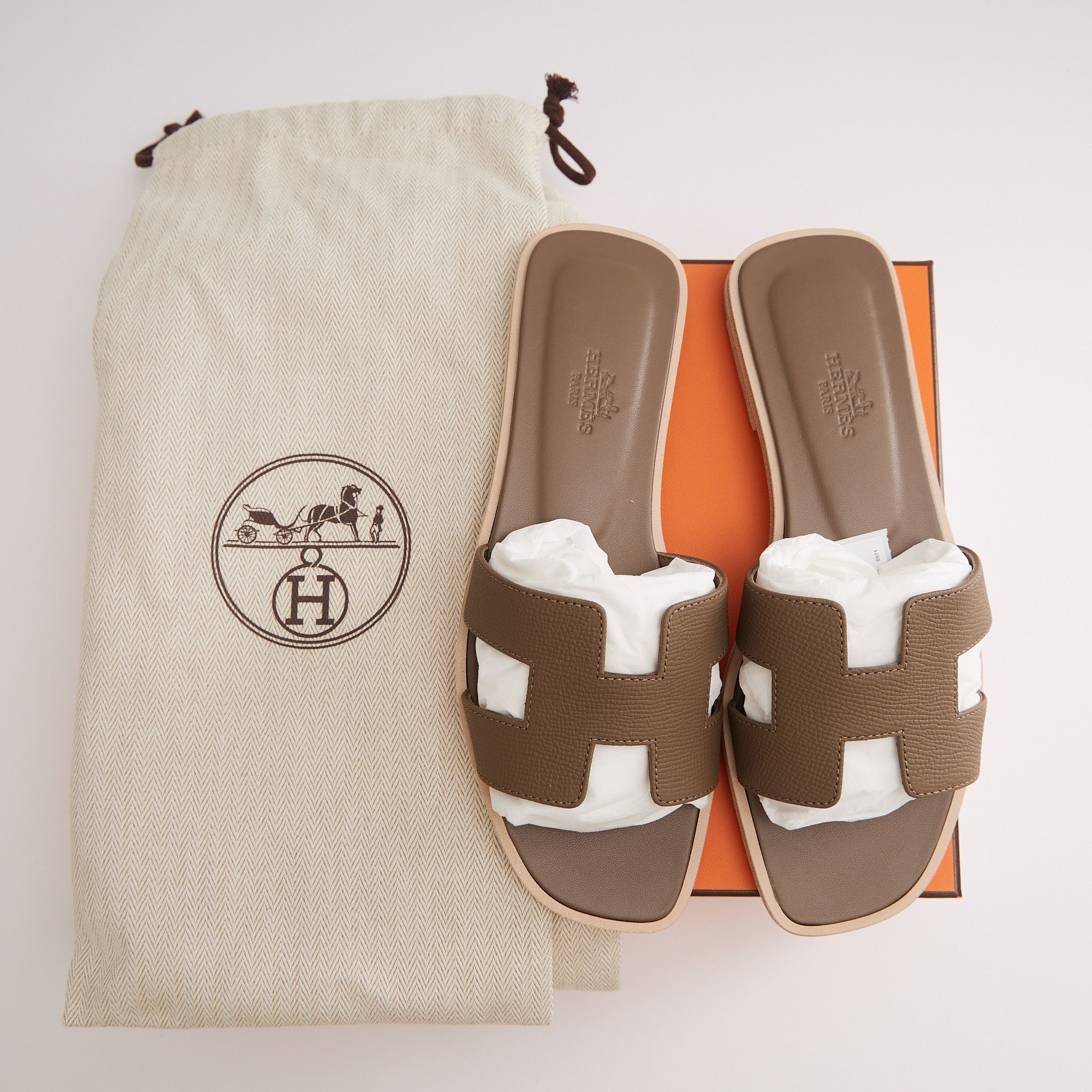 Hermes HERMES Oran Sandal Size US 5 / EU 37 - 3 Thumbnail