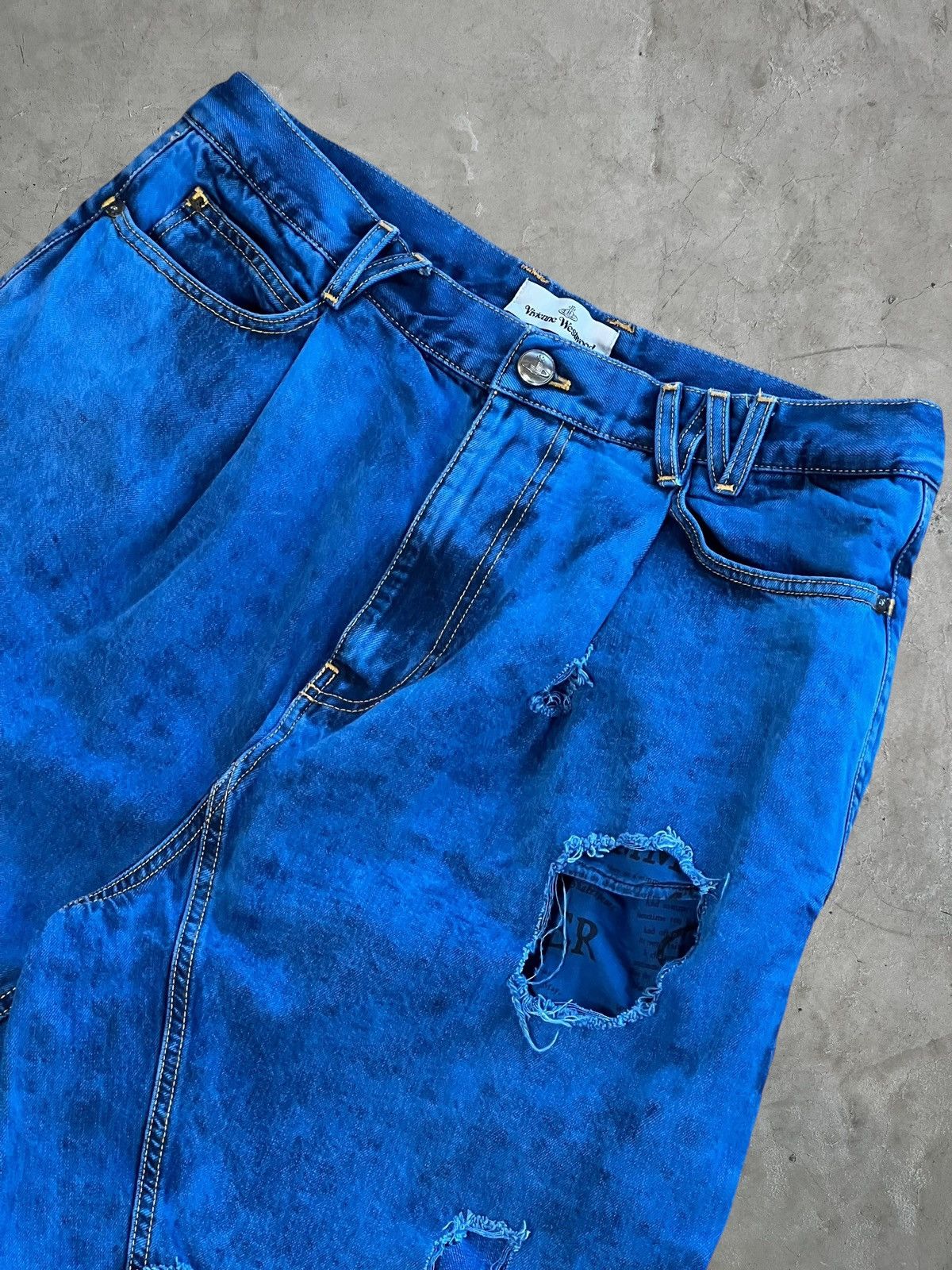 Vivienne Westwood Vivienne Westwood Distressed Denim Shorts Size US 36 / EU 52 - 6 Thumbnail