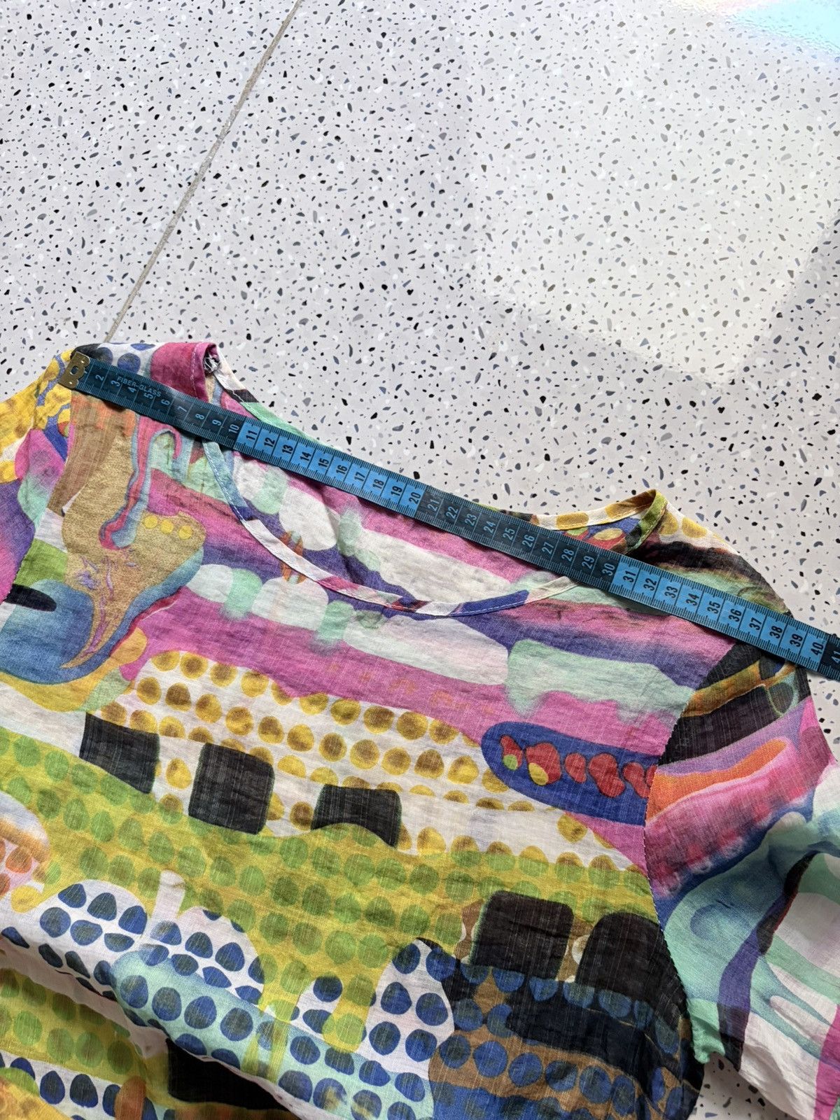 Japanese Brand Unknown Y2K Abstract Pop Art Women Tops Size M / US 6-8 / IT 42-44 - 9 Thumbnail