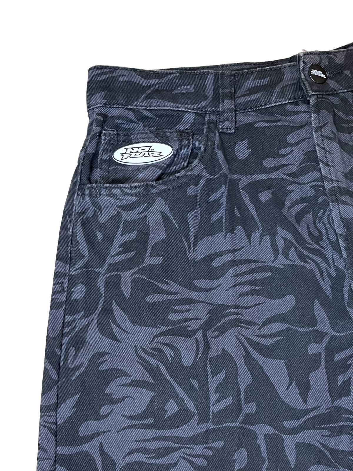 No Fear SKATEGANG NO FEAR x H&M FULLPRINT LOGO BAGGY PANT Size US 29 - 5 Thumbnail
