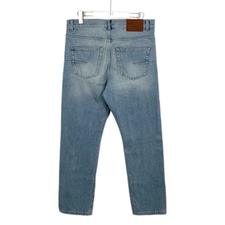 Dior Dior Couture Workshop Series Blue Cotton Denim Casual Trous Size US 31 - 2 Thumbnail