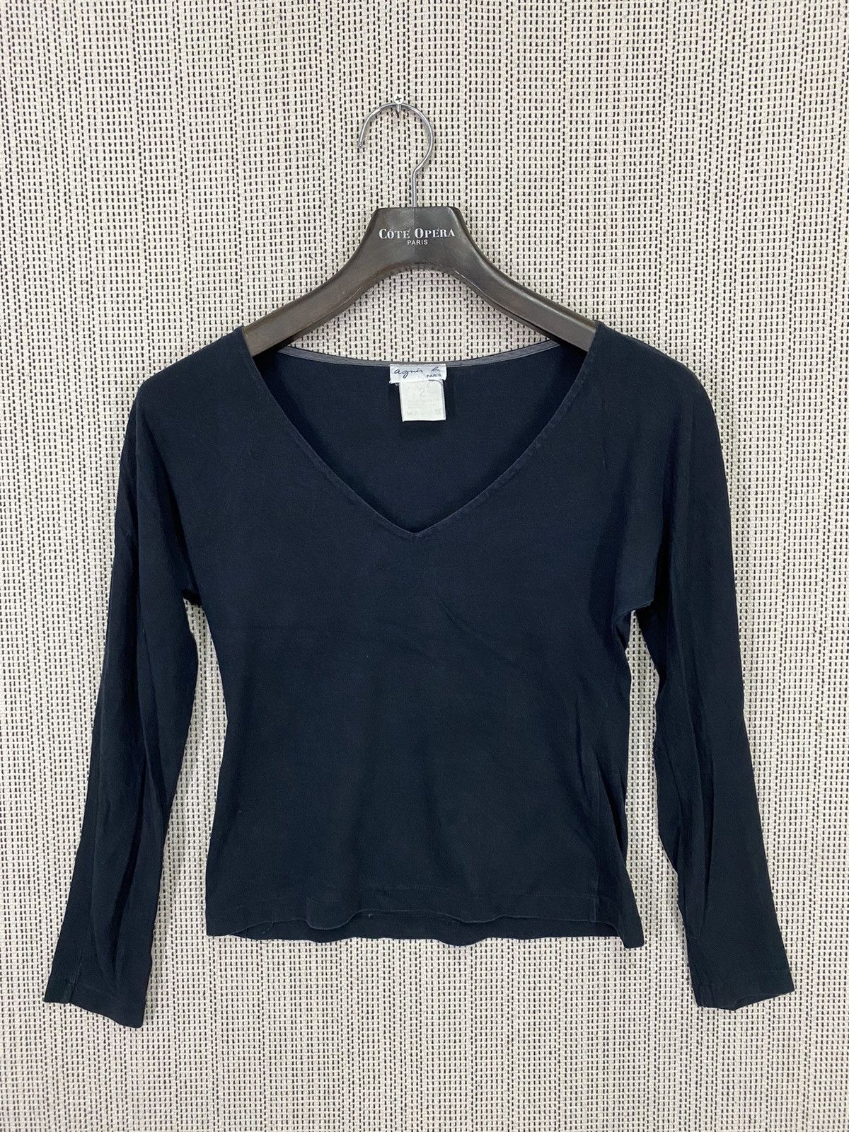 Designer × Vintage × agnes b. Vintage agnes b paris longsleeve Size S / US 4 / IT 40 - 5 Thumbnail