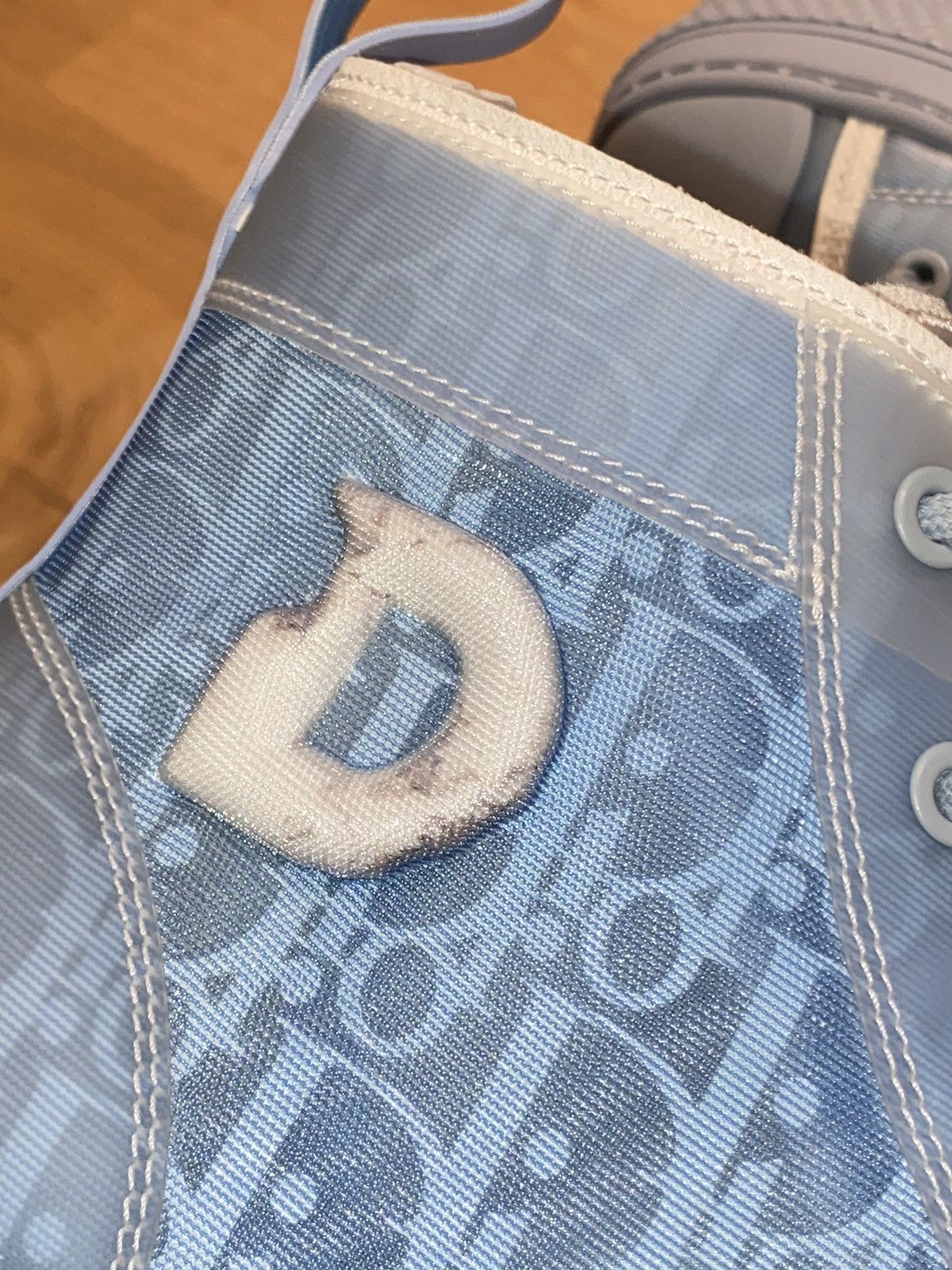 Daniel Arsham × Dior Dior B23 High Top Daniel Arsham Light Blue Size US 11 / EU 44 - 3 Thumbnail
