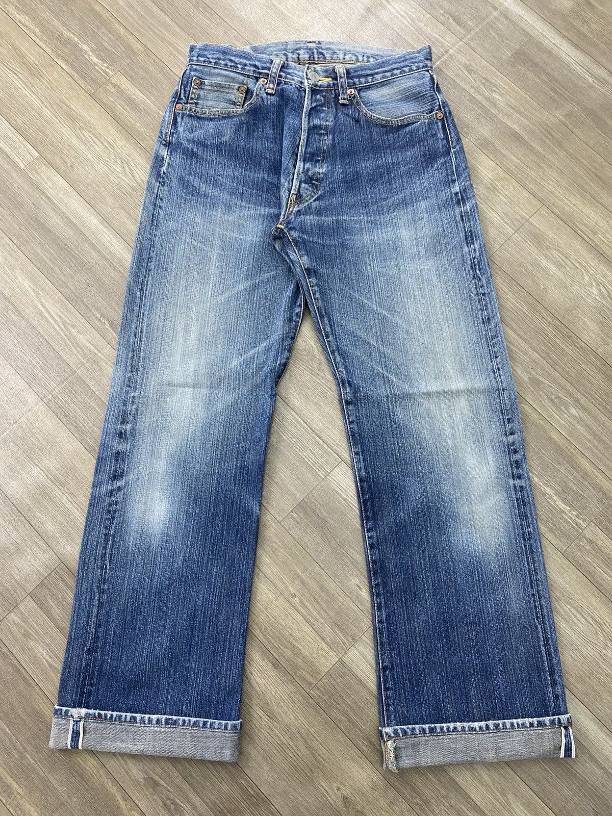 Studio D'Artisan 🇯🇵Vintage Studio D’artisan Japan Selvedge Distressed Jeans Size US 28 / EU 44 - 1 Thumbnail