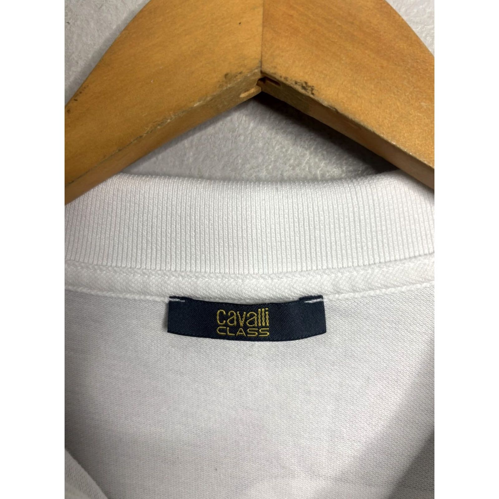 Cavalli Class Cavalli Class Polo Shirt Mens M White Graphic Print Logo Snakeskin Cavalli Class Size US M / EU 48-50 / 2 - 5 Thumbnail