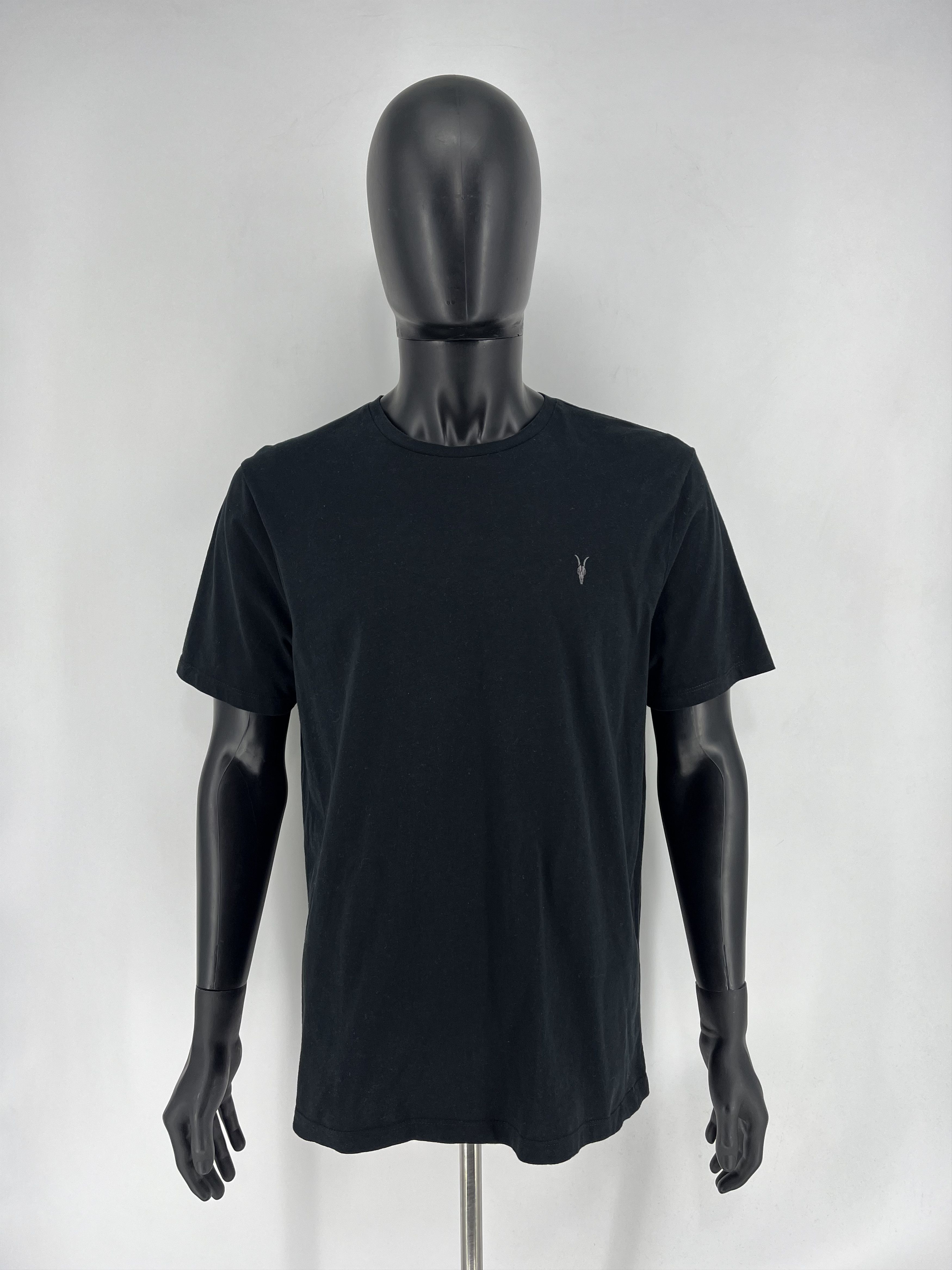 Allsaints Vintage Basic Allsaints Mini Logo Basic Tee Old Money Size US XXL / EU 58 / 5 - 2 Thumbnail