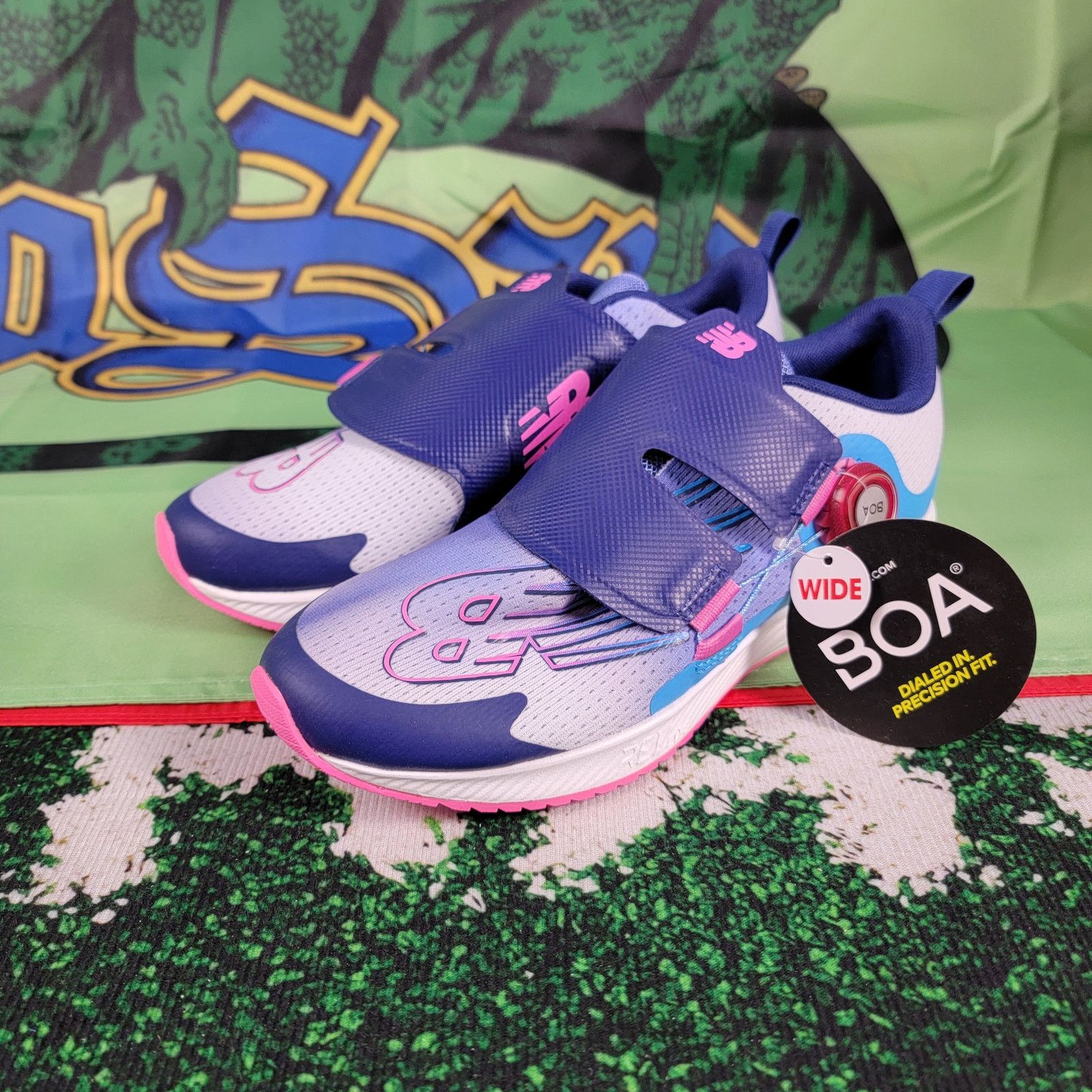 New Balance New Balance Fuel Core Reveal v3 BOA Purple Blue Kids Sz 7 Size US 7 / IT 37 - 1 Thumbnail