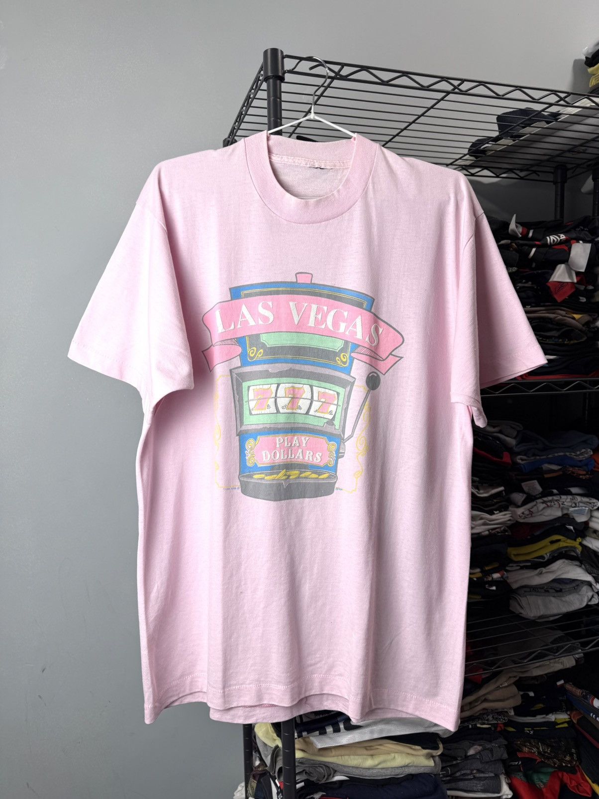 Band Tees Vintage 1990’s Winner Casino Club Jackpot Las Vegas T Shirt Size US XL / EU 56 / 4 - 1 Thumbnail
