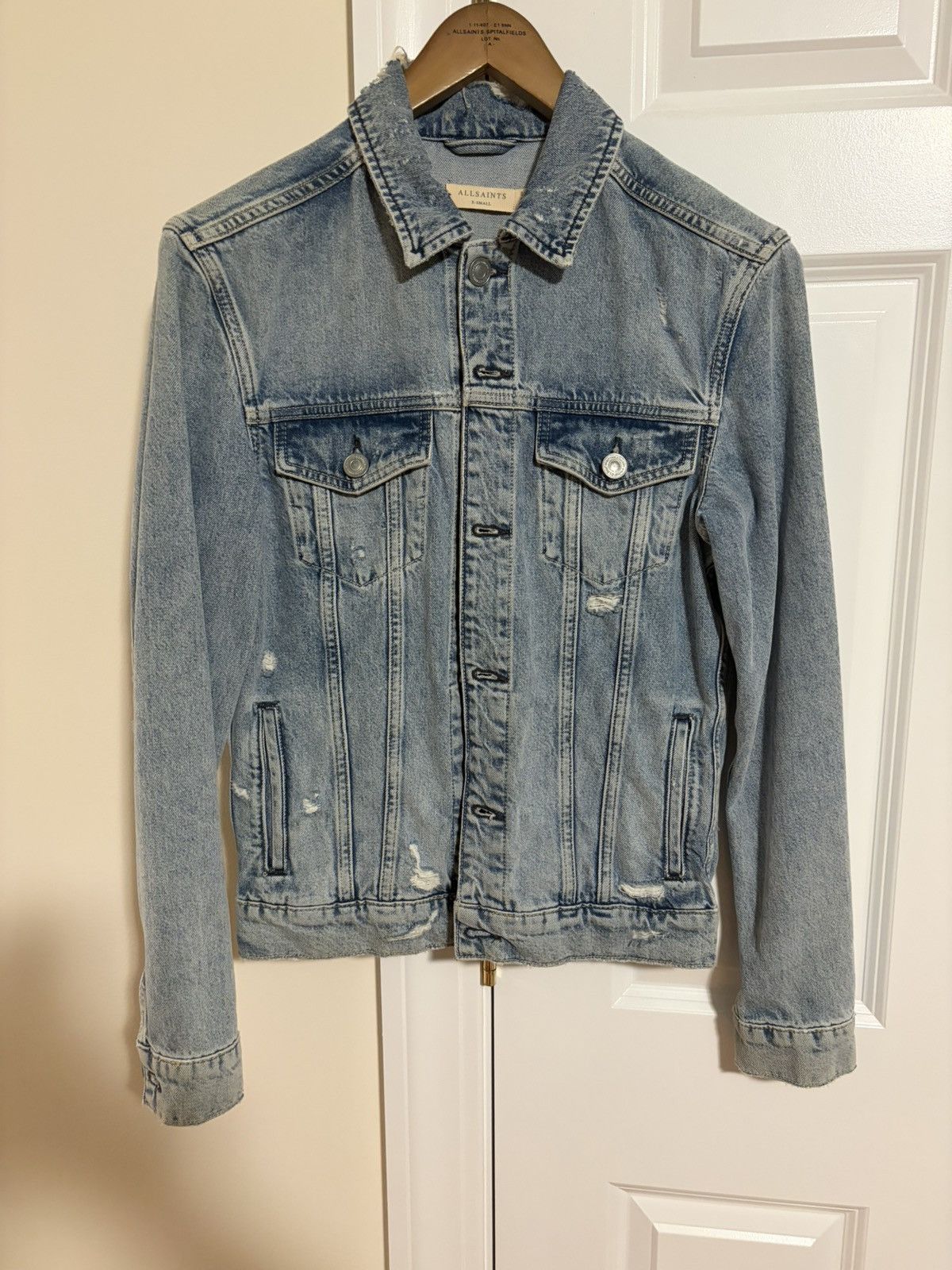Allsaints Allsaints light indigo denim jacket Size US XS / EU 42 / 0 - 1 Thumbnail