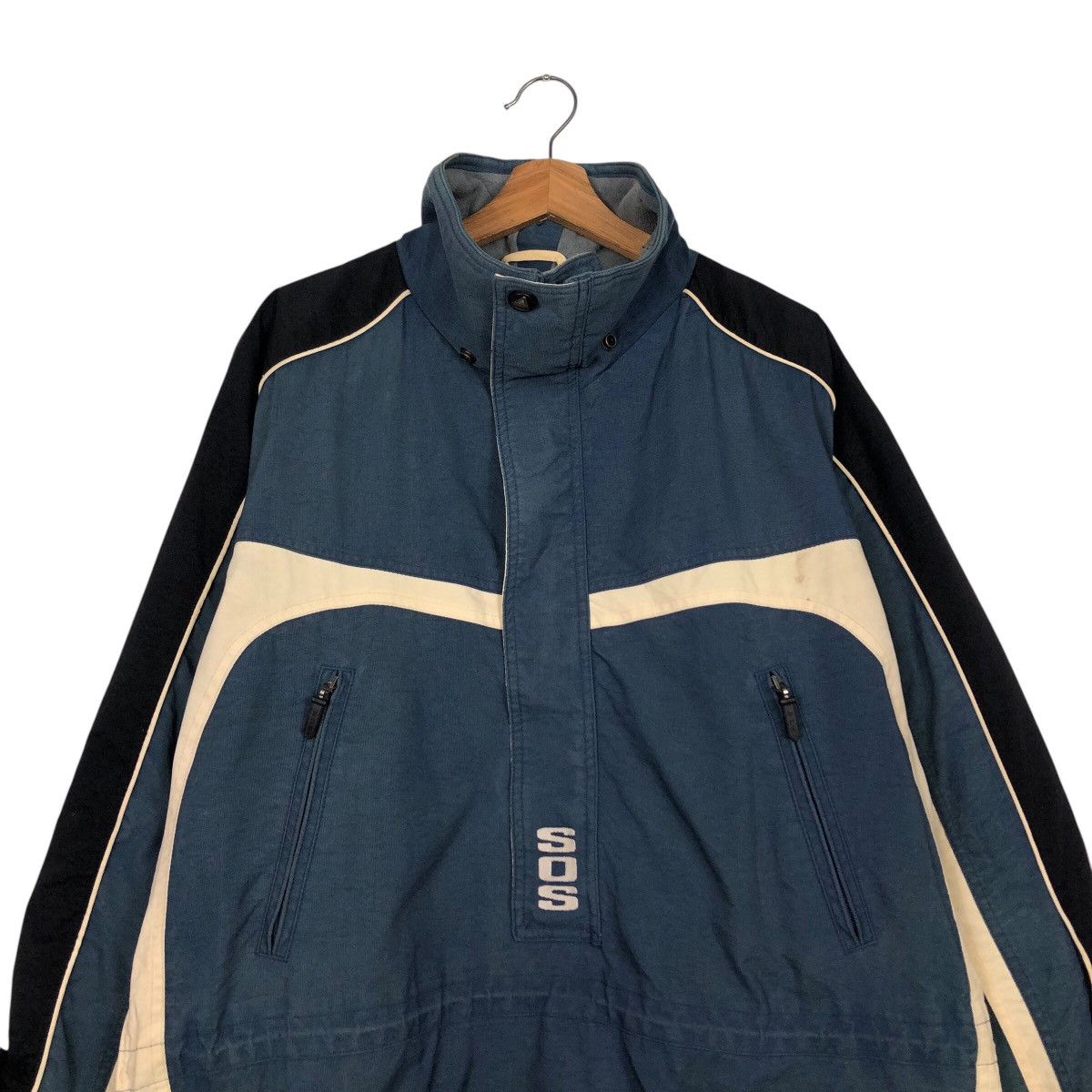 Japanese Brand 📌SOS Sportswear Of Sweden Half Zipper Anorak Jacket Size US M / EU 48-50 / 2 - 4 Thumbnail