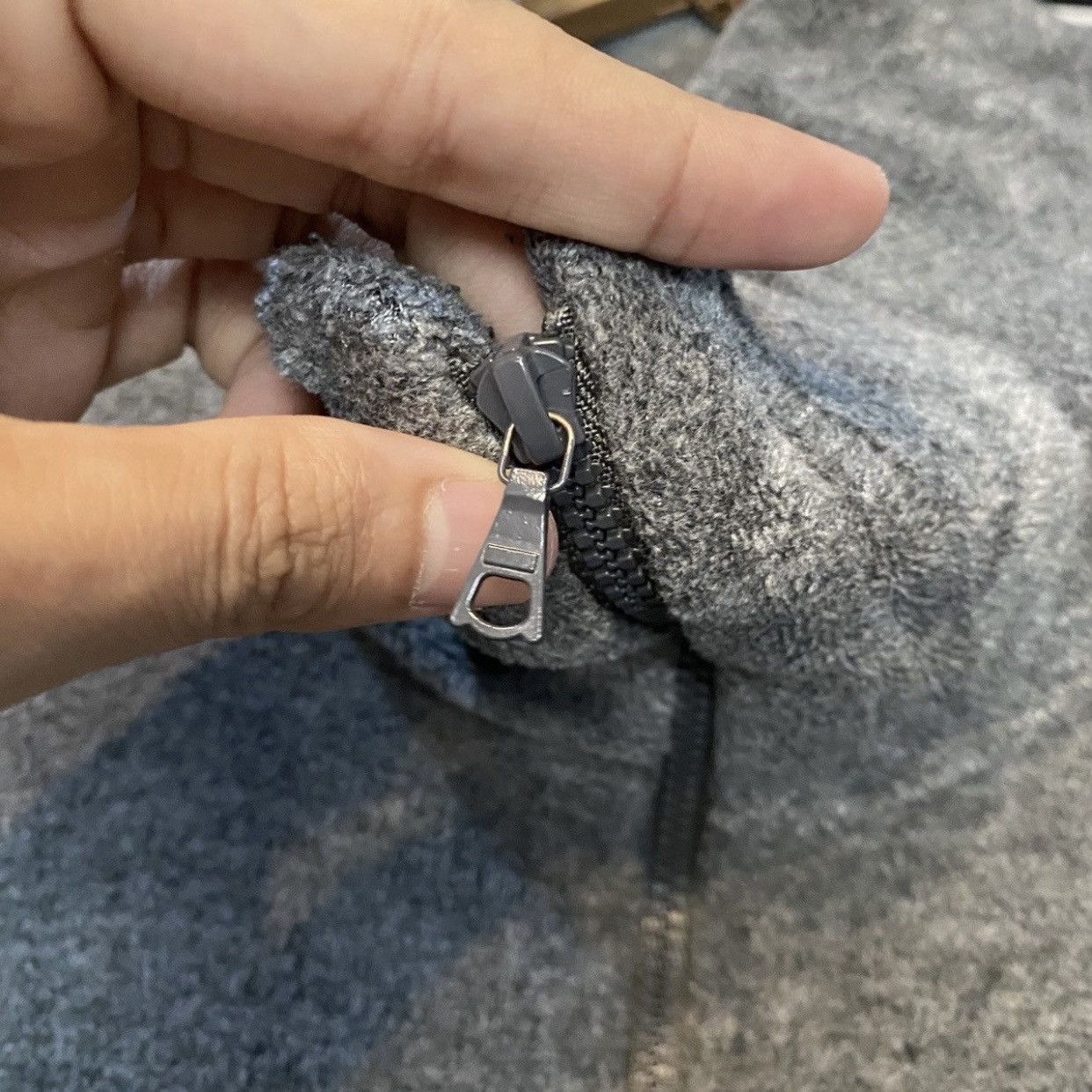 A.P.C. VINTAGE HIVER 1999 A.P.C. Grey Fleece Full-Zip Jacket Size US M / EU 48-50 / 2 - 7 Thumbnail