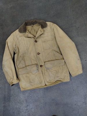 Vintage Vintage 80s Hunting Jacket Repaired Canvas Jacket Size US M / EU 48-50 / 2 - 1 Thumbnail