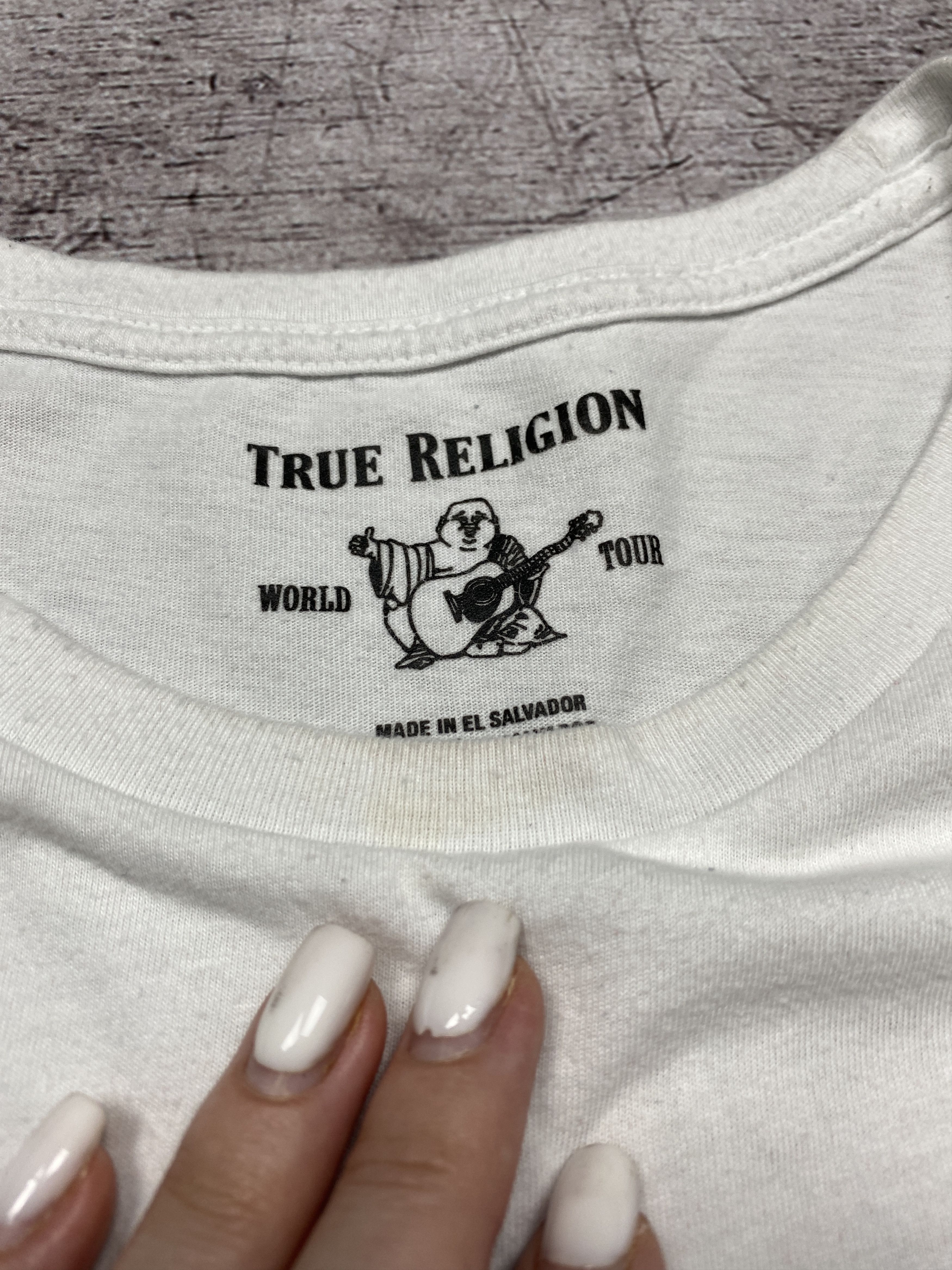 True Religion × Vintage True Religion Vintage Mens Crew Neck T-Shirt Size US XL / EU 56 / 4 - 8 Thumbnail