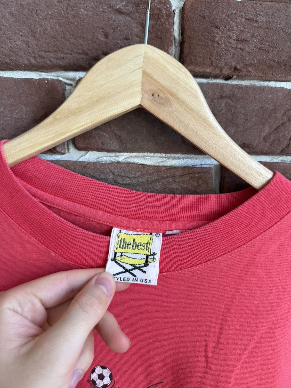 Vintage Rare Vintage 1994 Swiss USA world CUP Soccer Football Tee Size US XL / EU 56 / 4 - 7 Thumbnail