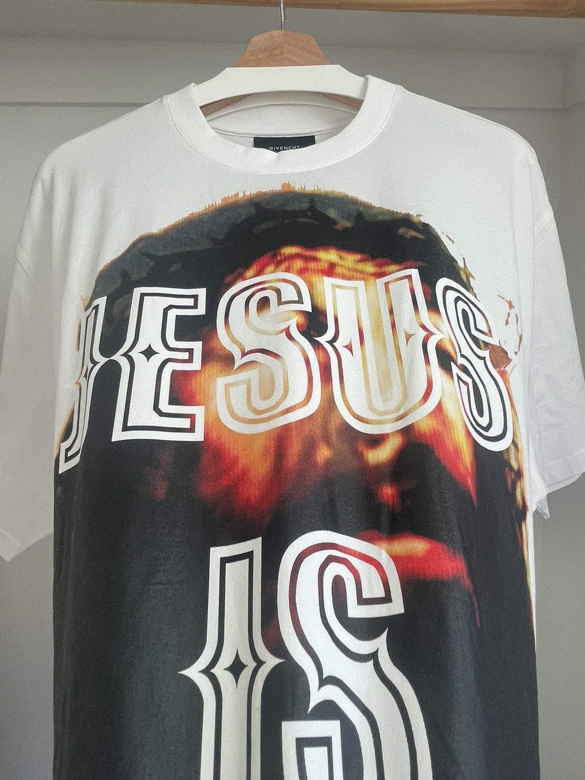 Givenchy Givenchy 1 of 1 Jesus T Shirt Size US XL / EU 56 / 4 - 3 Thumbnail
