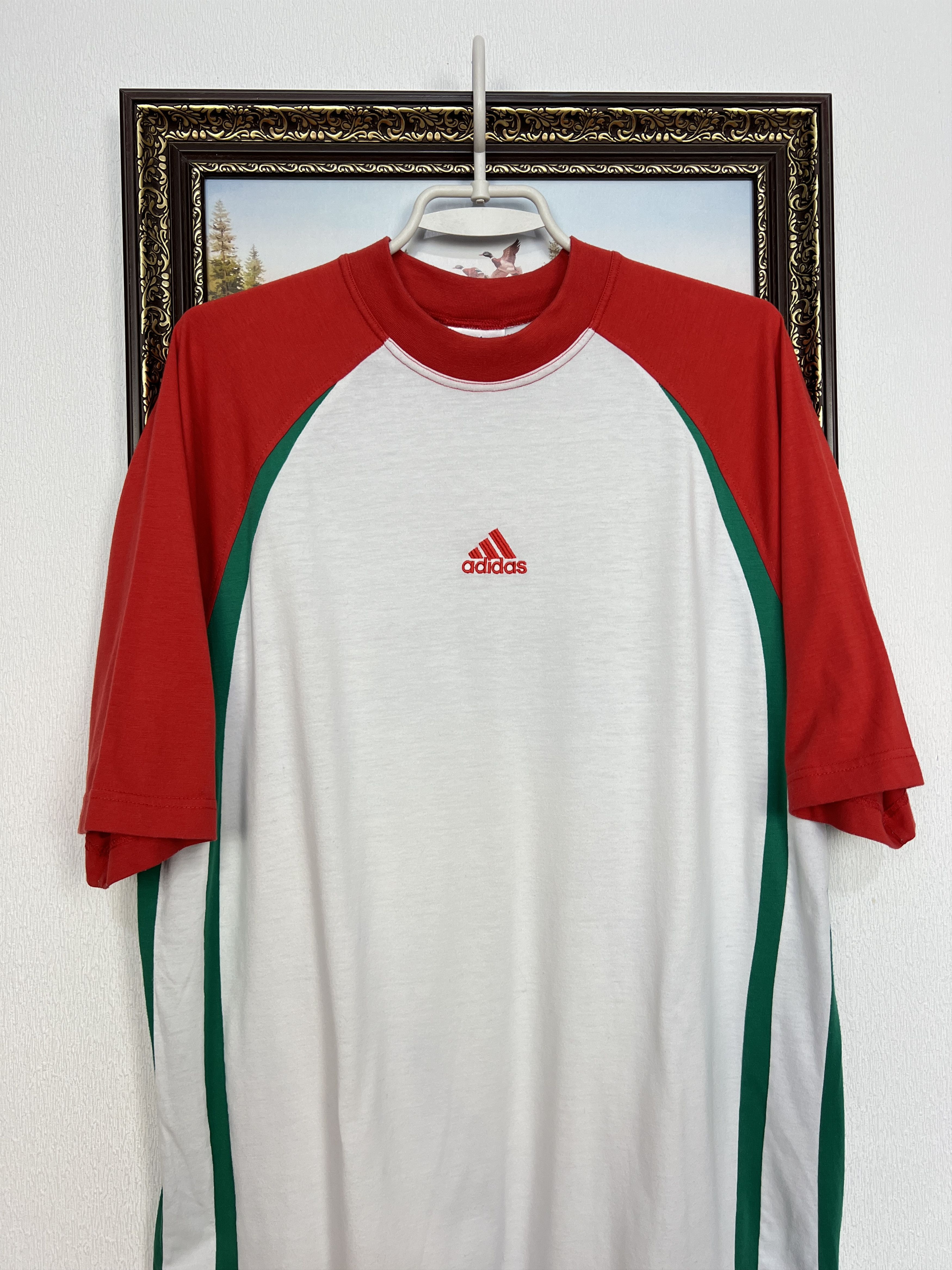 Adidas Vintage 90's Hungary Football Train Polo Shirt Soccer Jersey Size US L / EU 52-54 / 3 - 2 Thumbnail