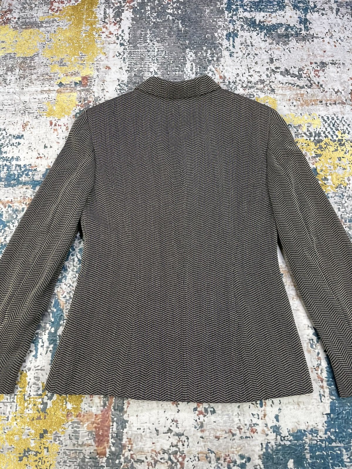 Max Mara MAX MARA SINGLE BREASTED CHEVRON BLAZERS Size XS / US 0-2 / IT 36-38 - 3 Thumbnail