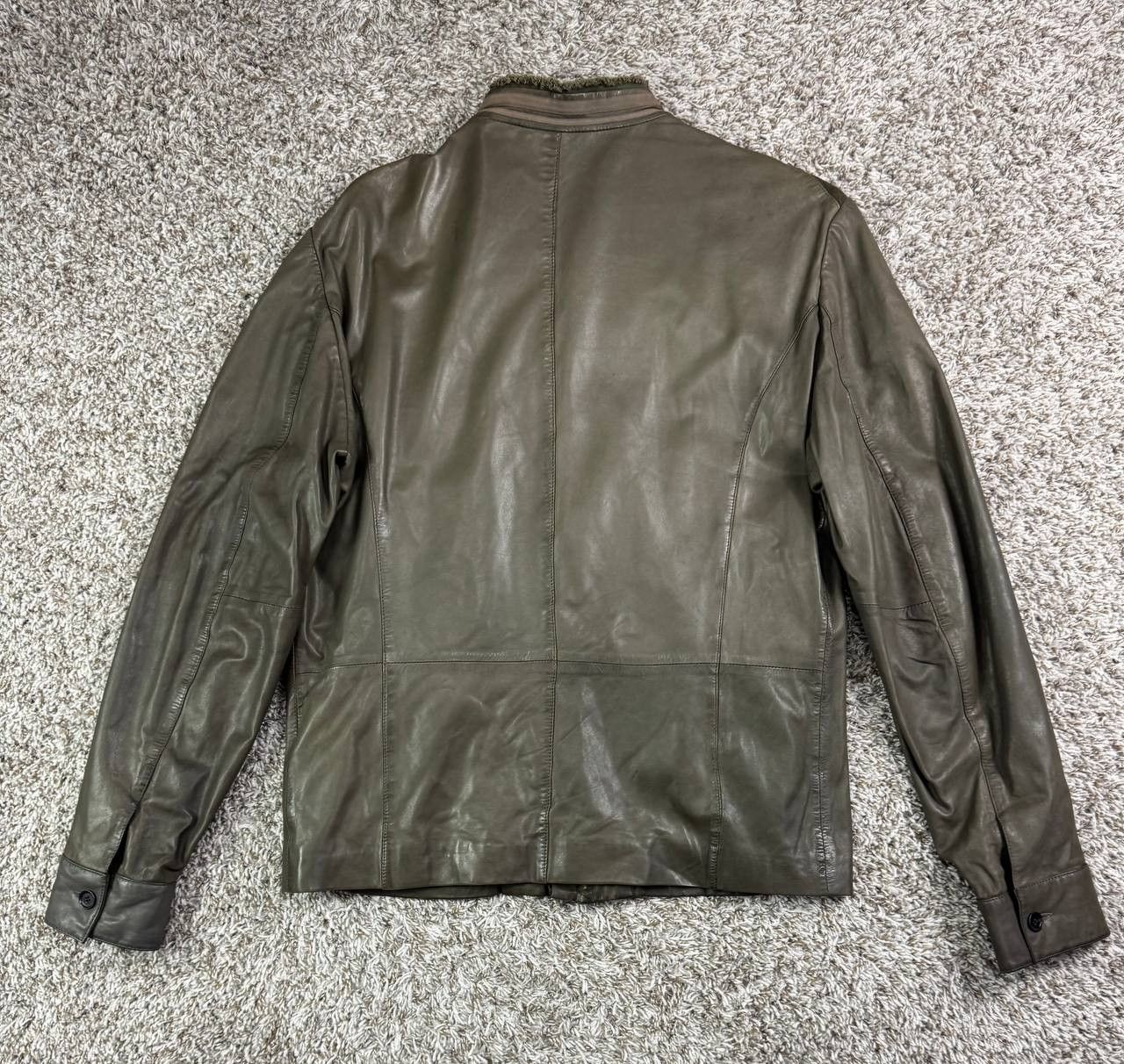 Diesel Black Gold Diesel Black Gold Label Sheep Leather Moto Jacket Biker Size US XXL / EU 58 / 5 - 14 Thumbnail