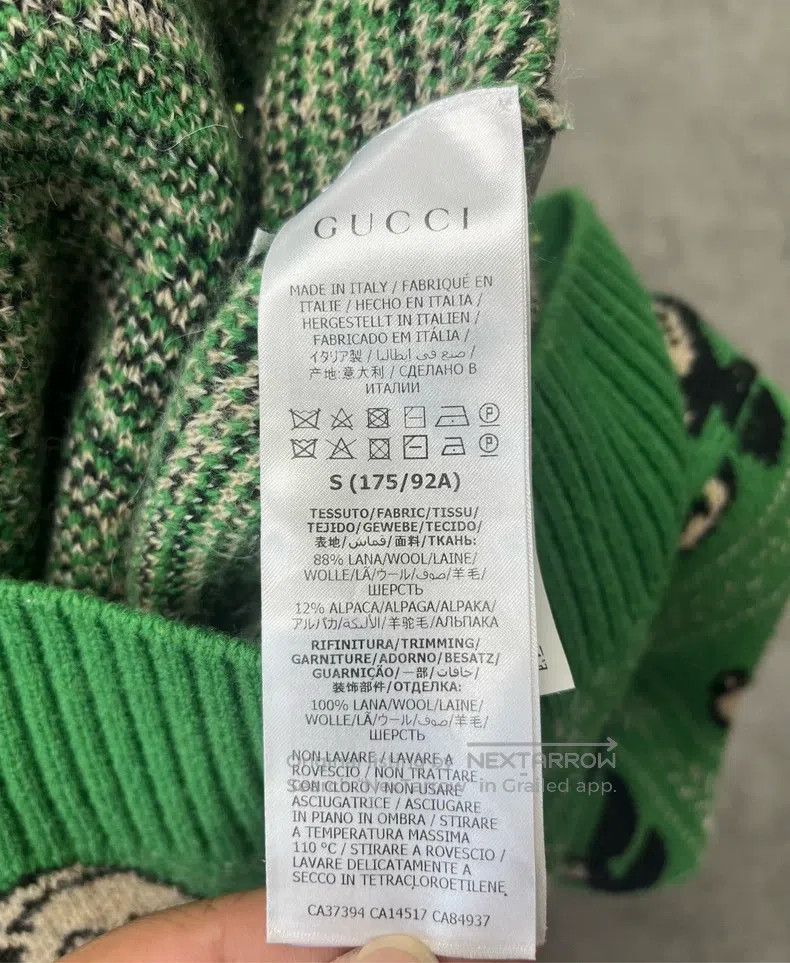 Gucci Gucci Disney Green Mickey Knitted Sweater Size US S / EU 44-46 / 1 - 4 Thumbnail