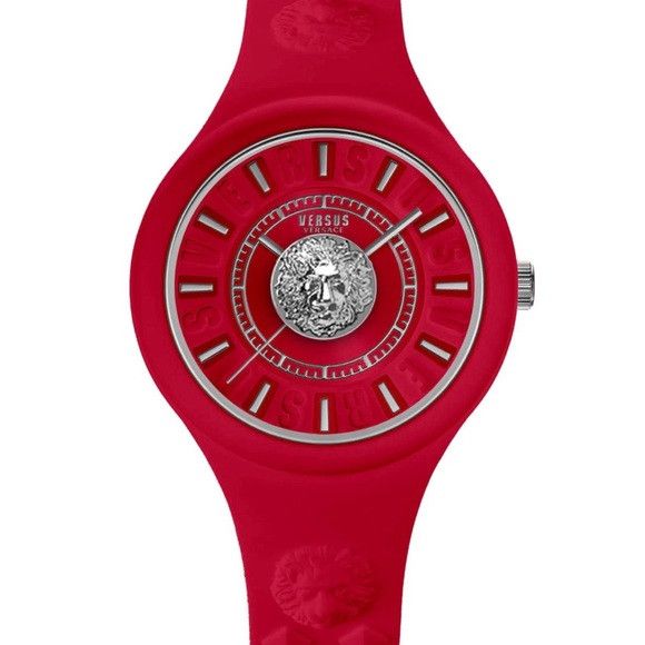 Versus Versace VERSUS Versace Fire Island Lion Silicone Strap Watch 39mm Size ONE SIZE - 1 Thumbnail