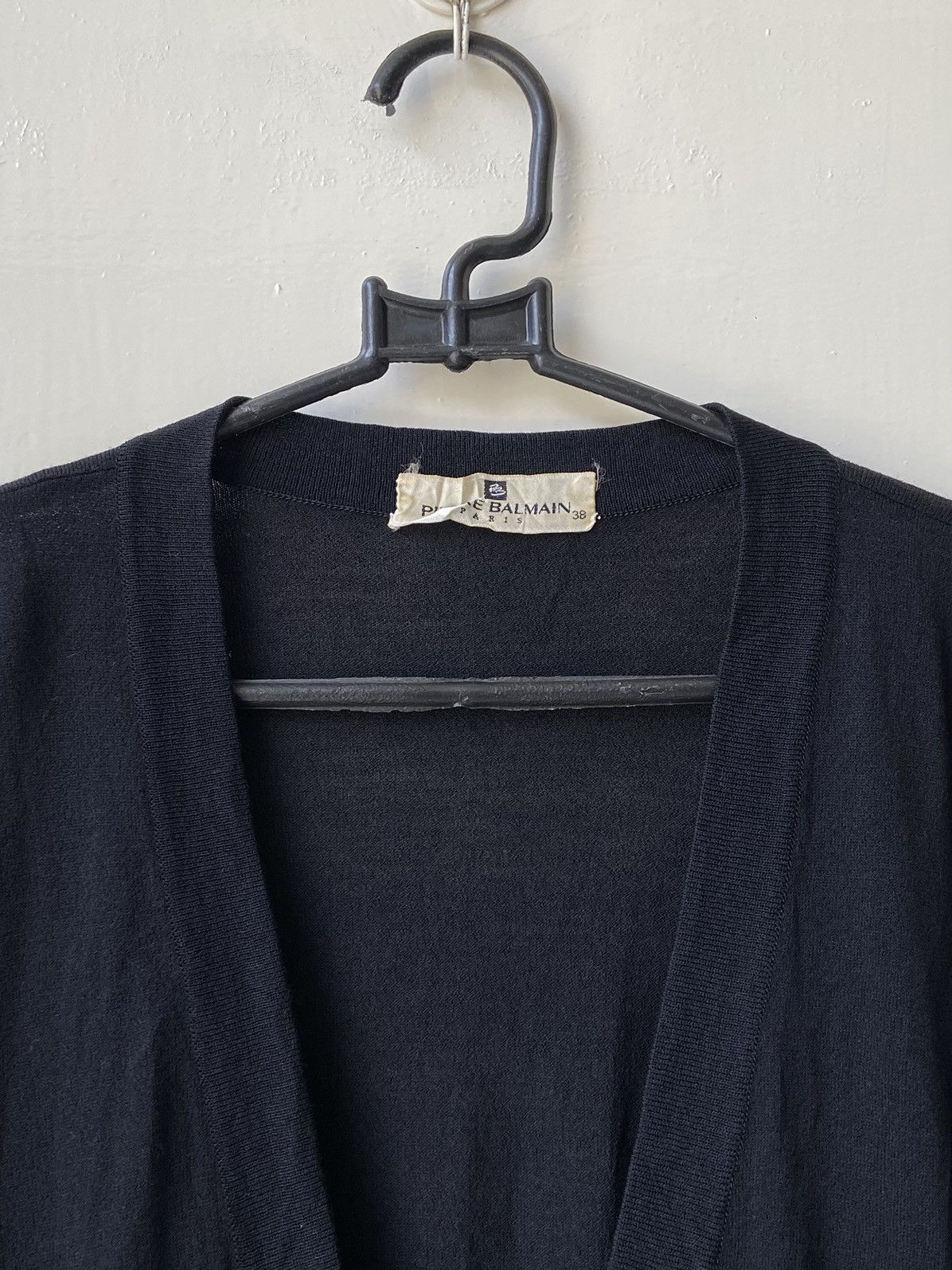 Pierre Balmain PIERRE BALMAIN Black Cardigan Size US S / EU 44-46 / 1 - 12 Thumbnail