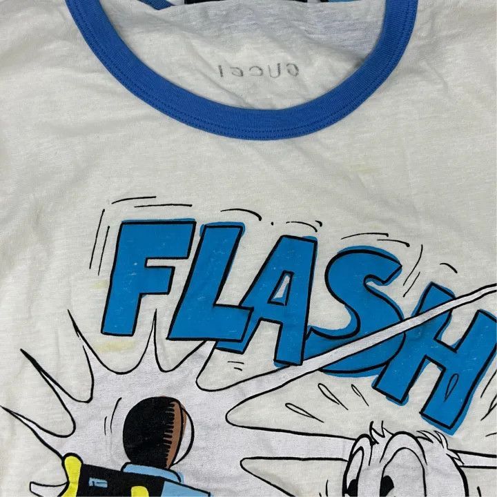 Gucci Gucci Donald Duck Graphic Tee-2507 Size S / US 4 / IT 40 - 4 Thumbnail