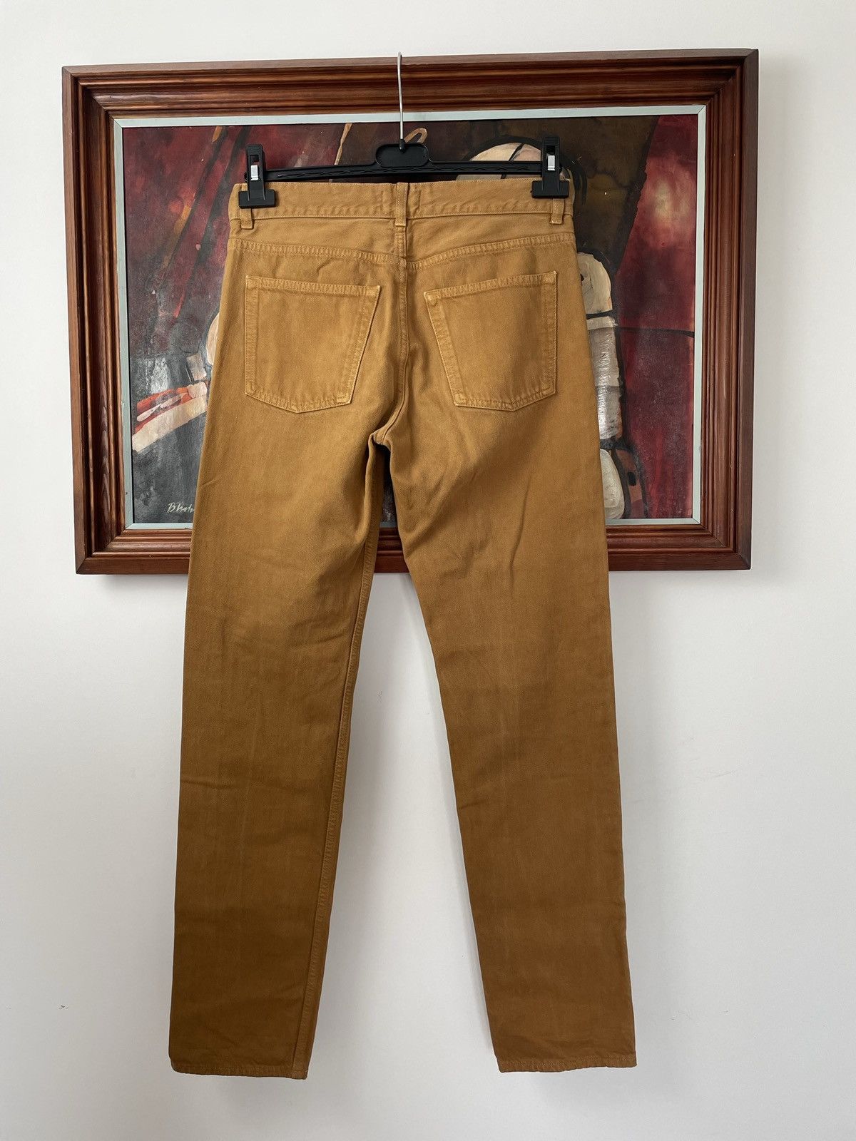 Acne Studios Acne Studios Luxury Denim Pant Mustard Brown Rare Casual Size US 27 - 2 Thumbnail