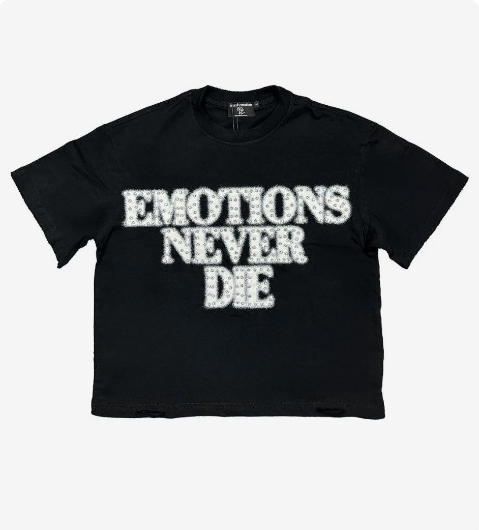 Other Mixed Emotions "Emotions Never Die" Black Tee Size US M / EU 48-50 / 2 - 1 Thumbnail