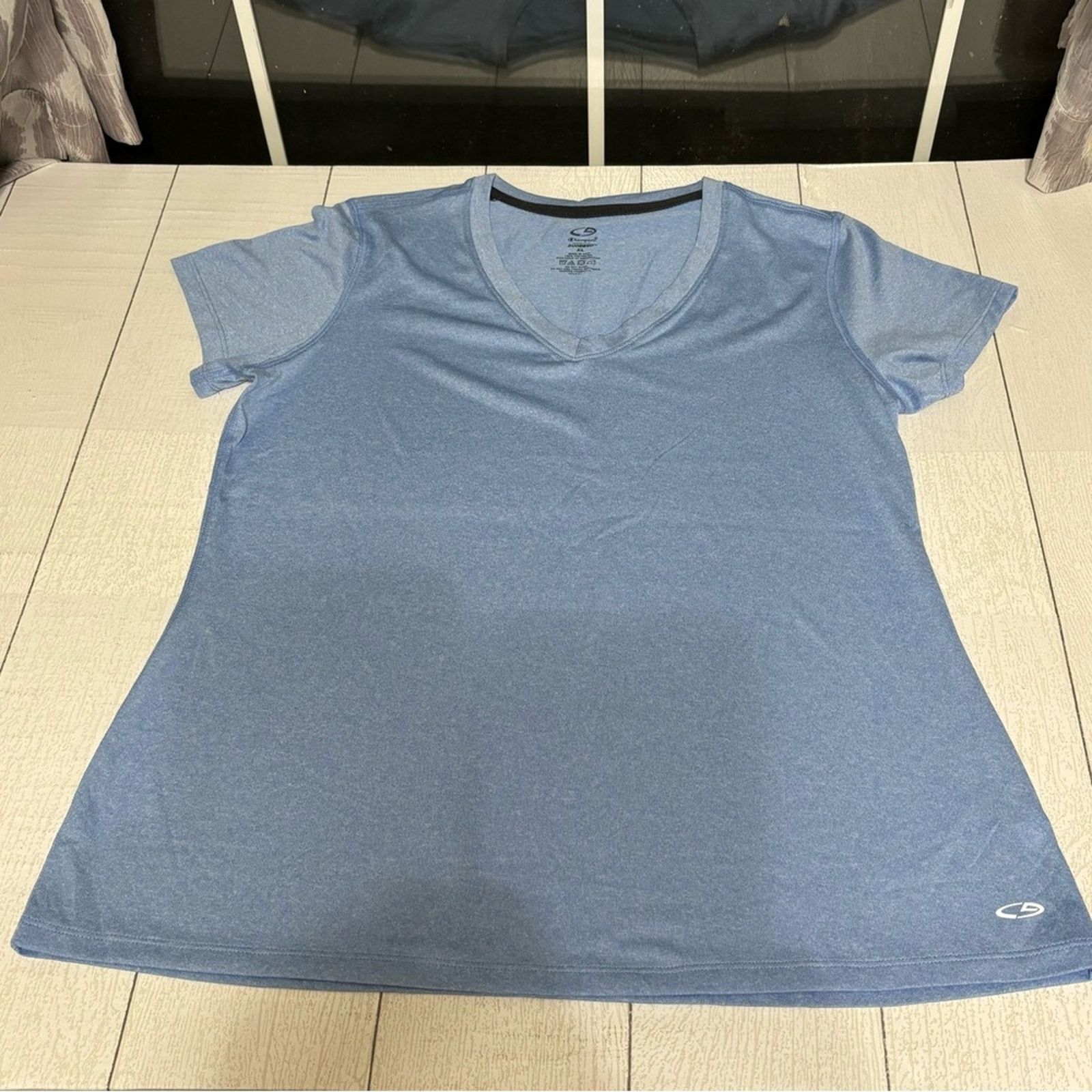 Other C9 by Champion Light Blue Short Sleeve Workout Shirt Size XL Size XL / US 12-14 / IT 48-50 - 3 Thumbnail