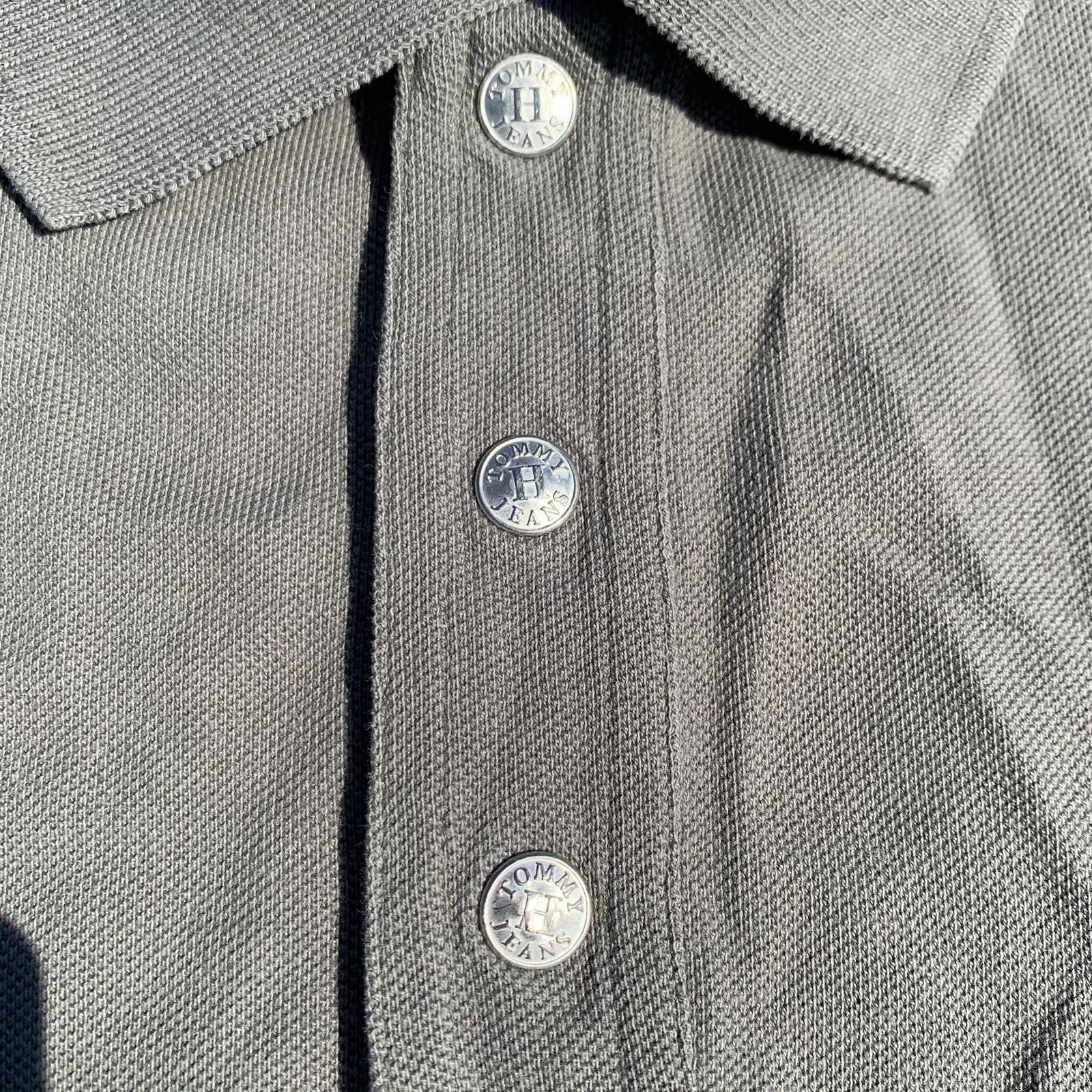 Tommy Jeans Tommy Jeans Long Sleeve Polo Shirt Size ONE SIZE - 5 Thumbnail
