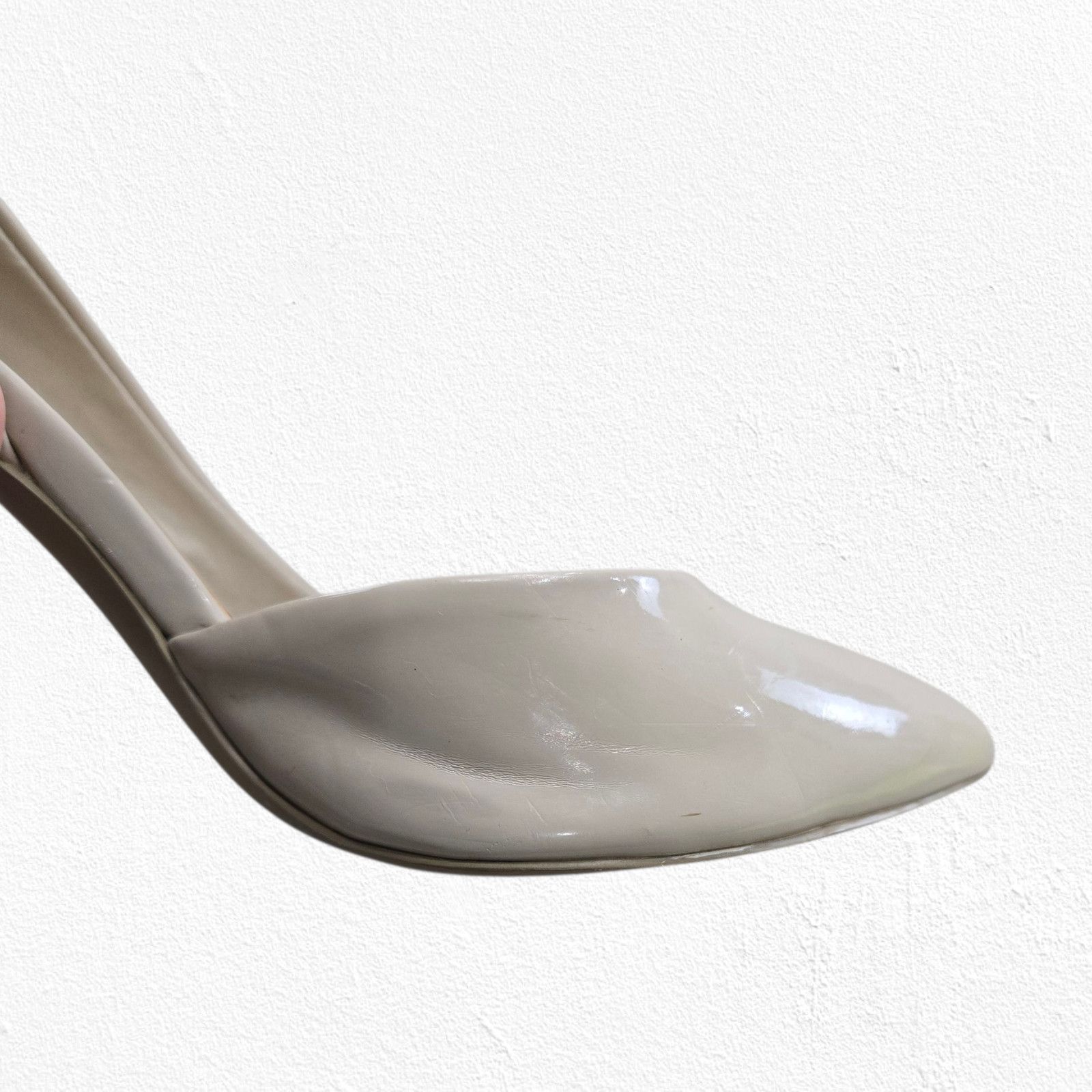 Bcbgmaxazria BCBG Jaze Light Beige Patent Leather D’Orsay Pumps 9 Size US 9 / IT 39 - 14 Thumbnail