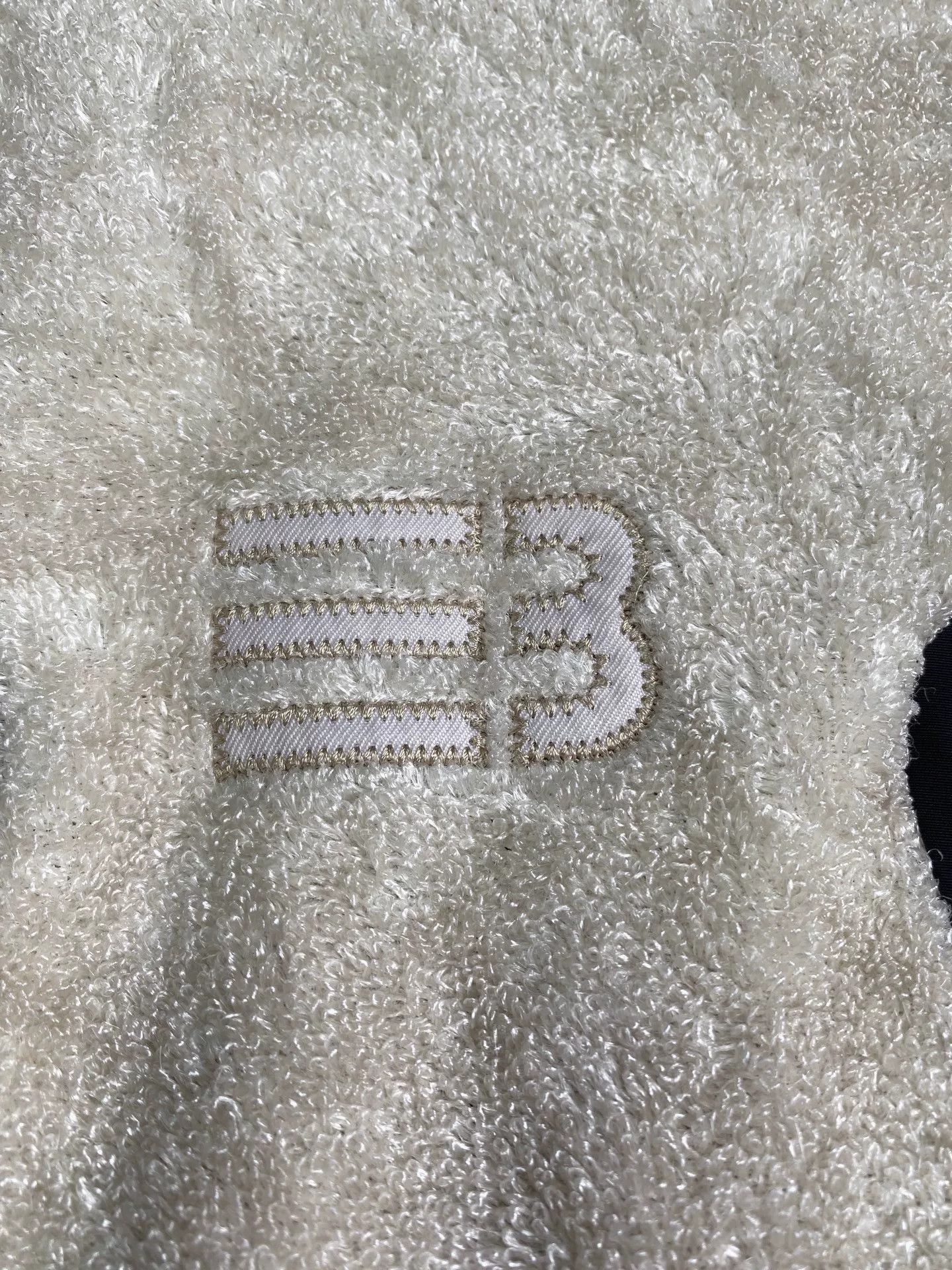 Namesake Black White Panda Fleece Jacket, Men's — image 5 of 6