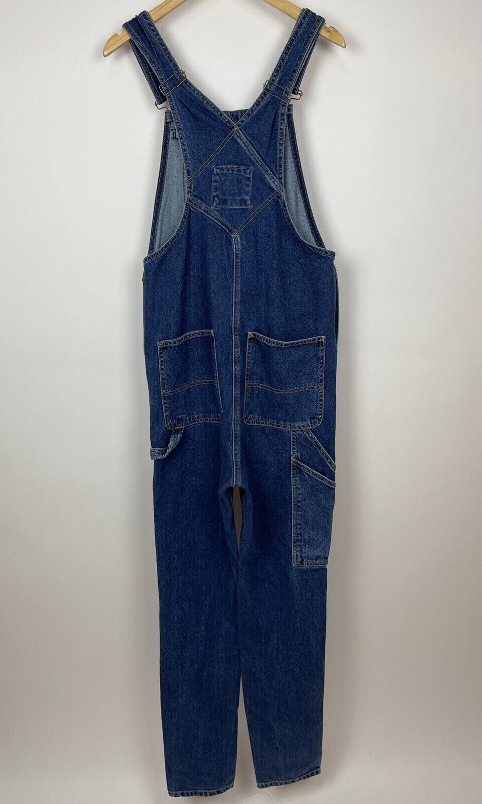 Karl Kani Men's Karl Kani Blue Denim Overalls Jumpsuit Pants Jeans Size US 30 / EU 46 - 2 Thumbnail