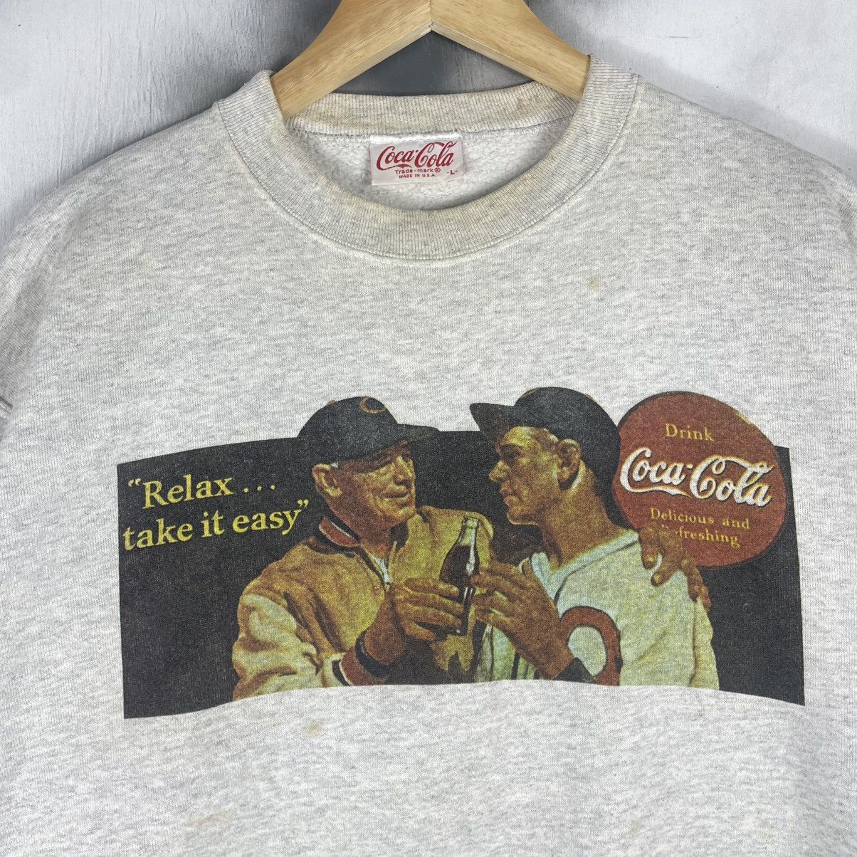 Coca Cola Vintage 90s Coca Cola “relax take it easy” Size US L / EU 52-54 / 3 - 2 Thumbnail