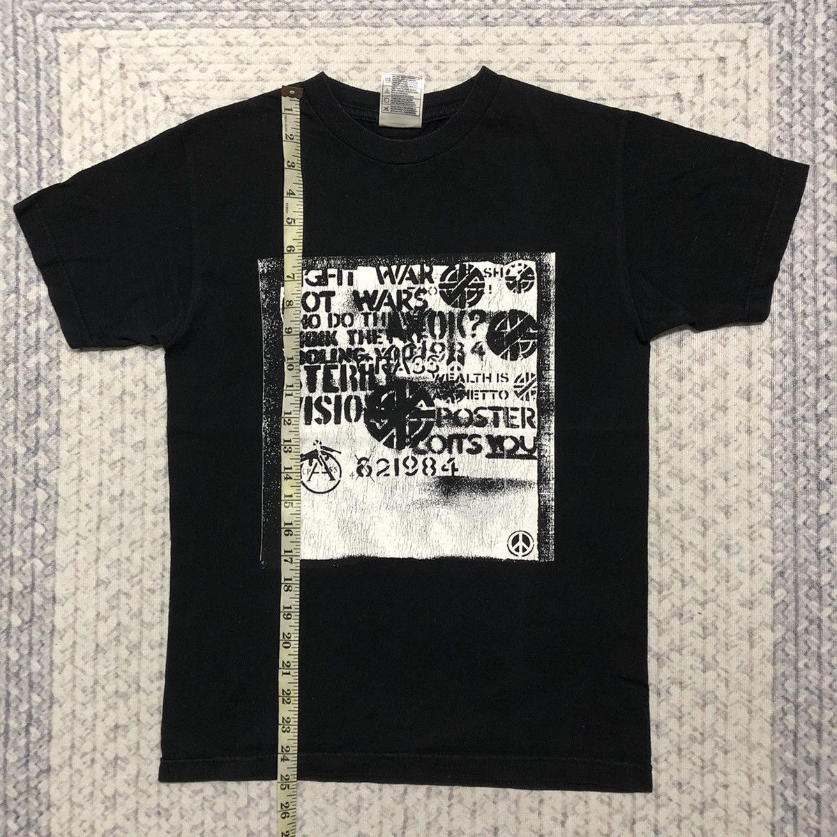 Band Tees × Vintage Very Rare Distressed Vintage Crass Band Punk Tees Size US XXS / EU 40 - 12 Thumbnail