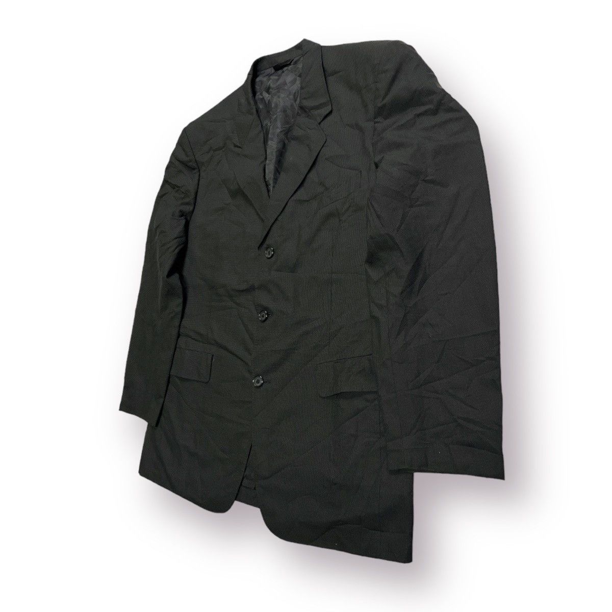 Yohji Yamamoto YOHJI🔥 black plaid Yohji Yamamoto A.A.R D'Urban Size 34S - 2 Thumbnail