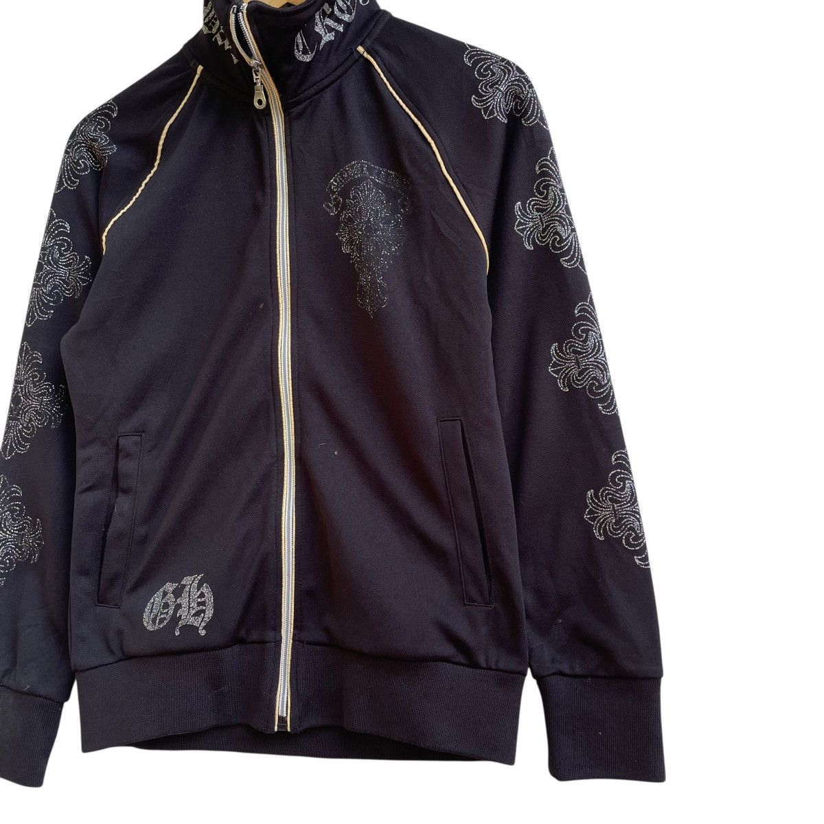 Vintage Japanese Brand Inspired Chrome Heart Zipper Up Jacket Size US M / EU 48-50 / 2 - 4 Thumbnail