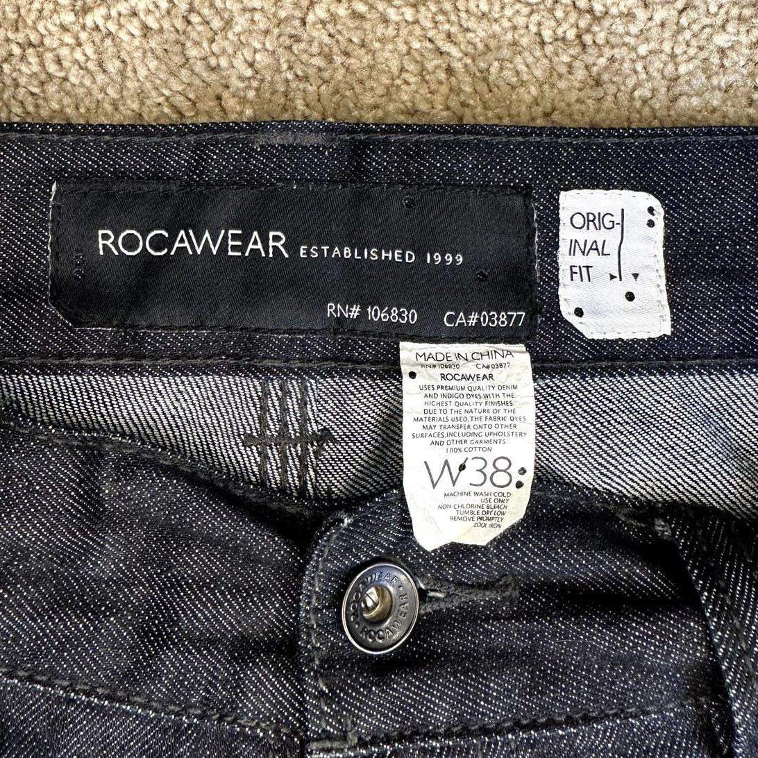 Rocawear Rocawear Original Fit Dark Wash Baggy Straight Jeans Navy 38 Size US 38 / EU 54 - 7 Thumbnail