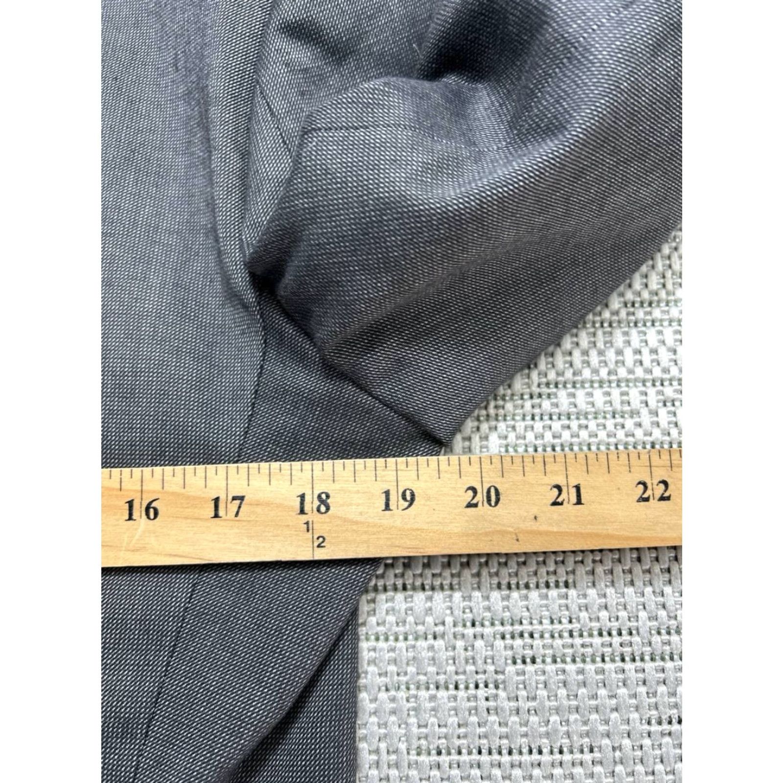 Bonobos Bonobos Blazer Jacket Mens 40 Gray Wool Lined Notch Lapel Lanificio Comero Flexo Size 40R - 7 Thumbnail