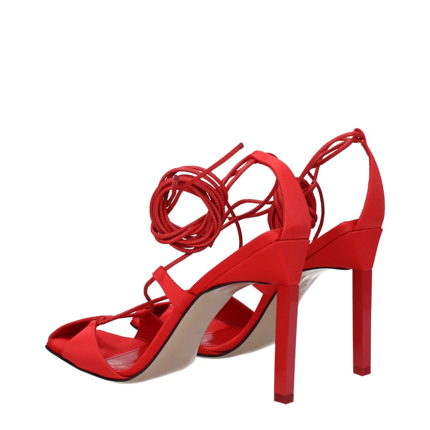 The Attico ob1o1e1224 Fabric Sandals in Red Size US 6 / IT 36 - 4 Thumbnail